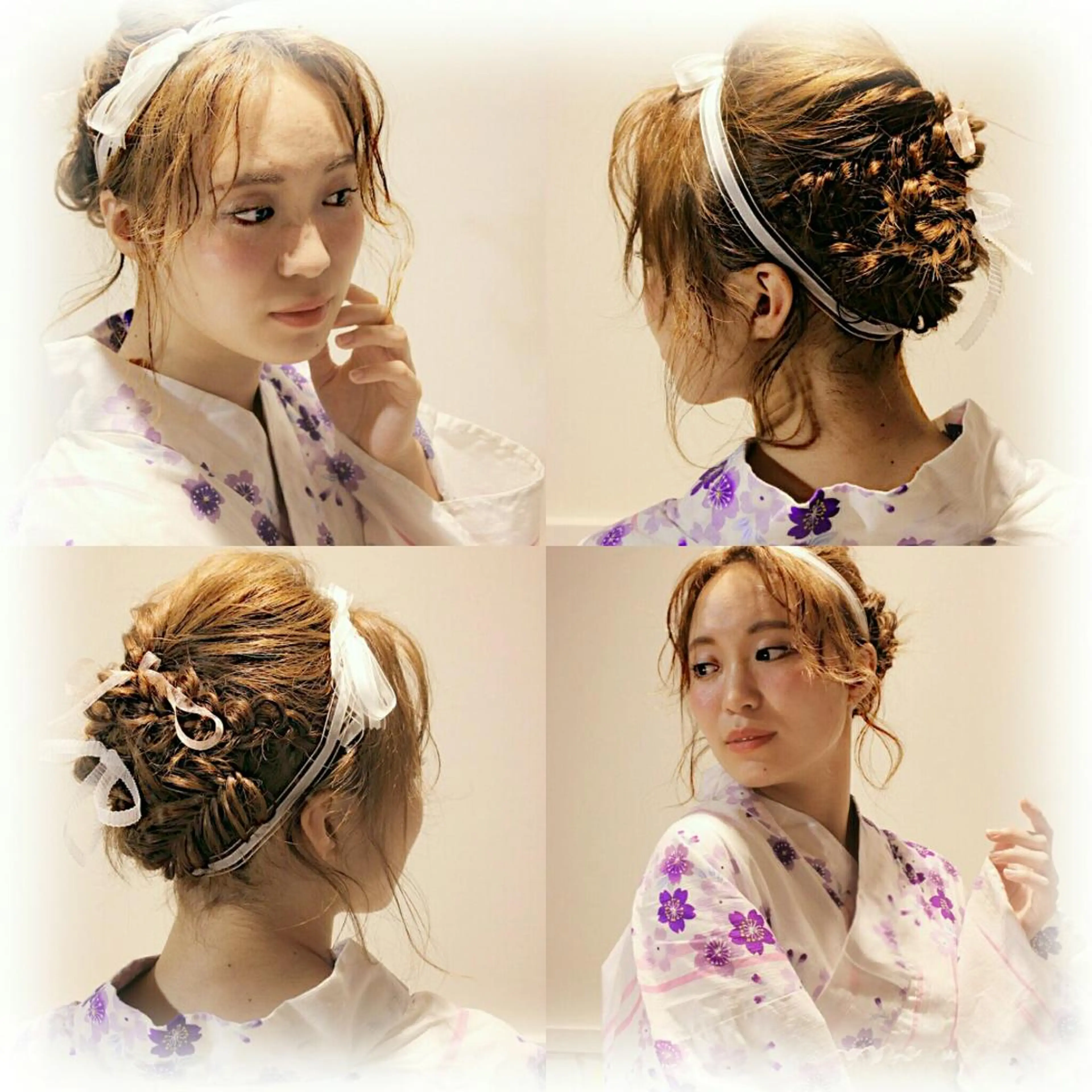 ショート ミディアム セミロング ロング ヘアアレンジ 浴衣 .. meiのヘアスタイル