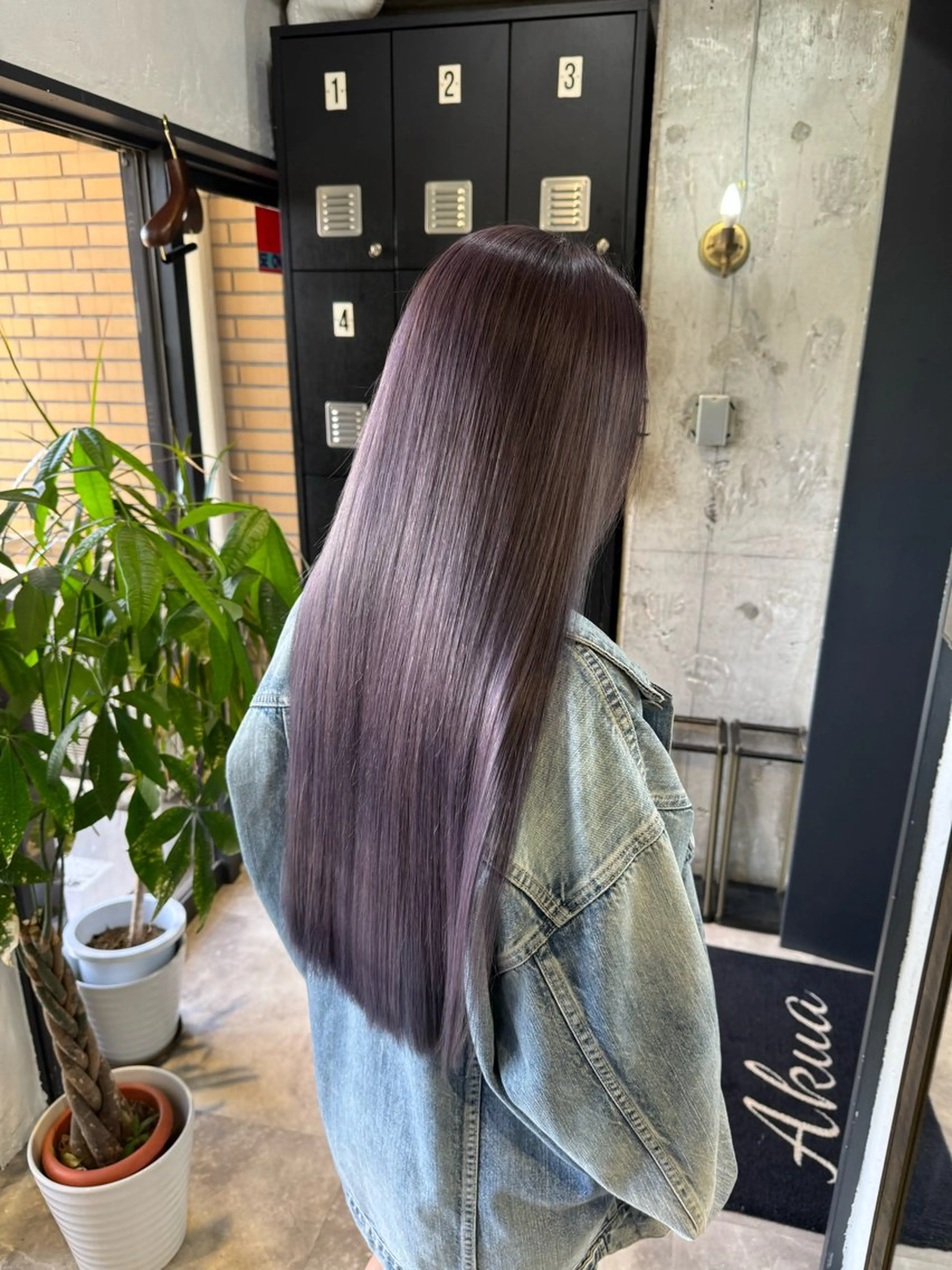 ロング カラー ラベンダーカラー ヘアカラー トリートメント ヘッドスパ Akua【代表】 Kazumaのヘアスタイル