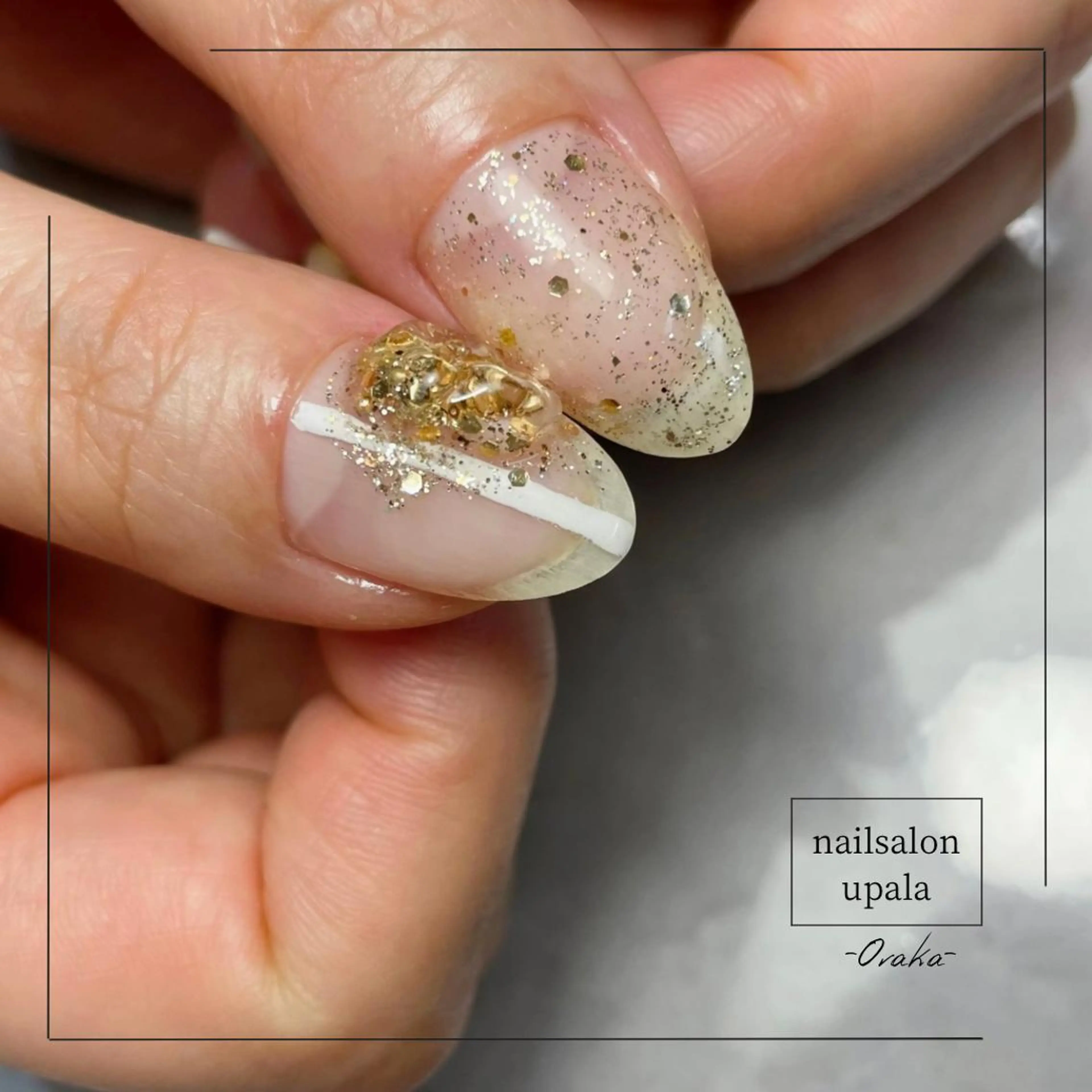 ネイル クリアネイル 入学式 ニュアンスネイル 春ネイル 夏ネイル ハンドネイル upala Mayukoのネイルデザイン