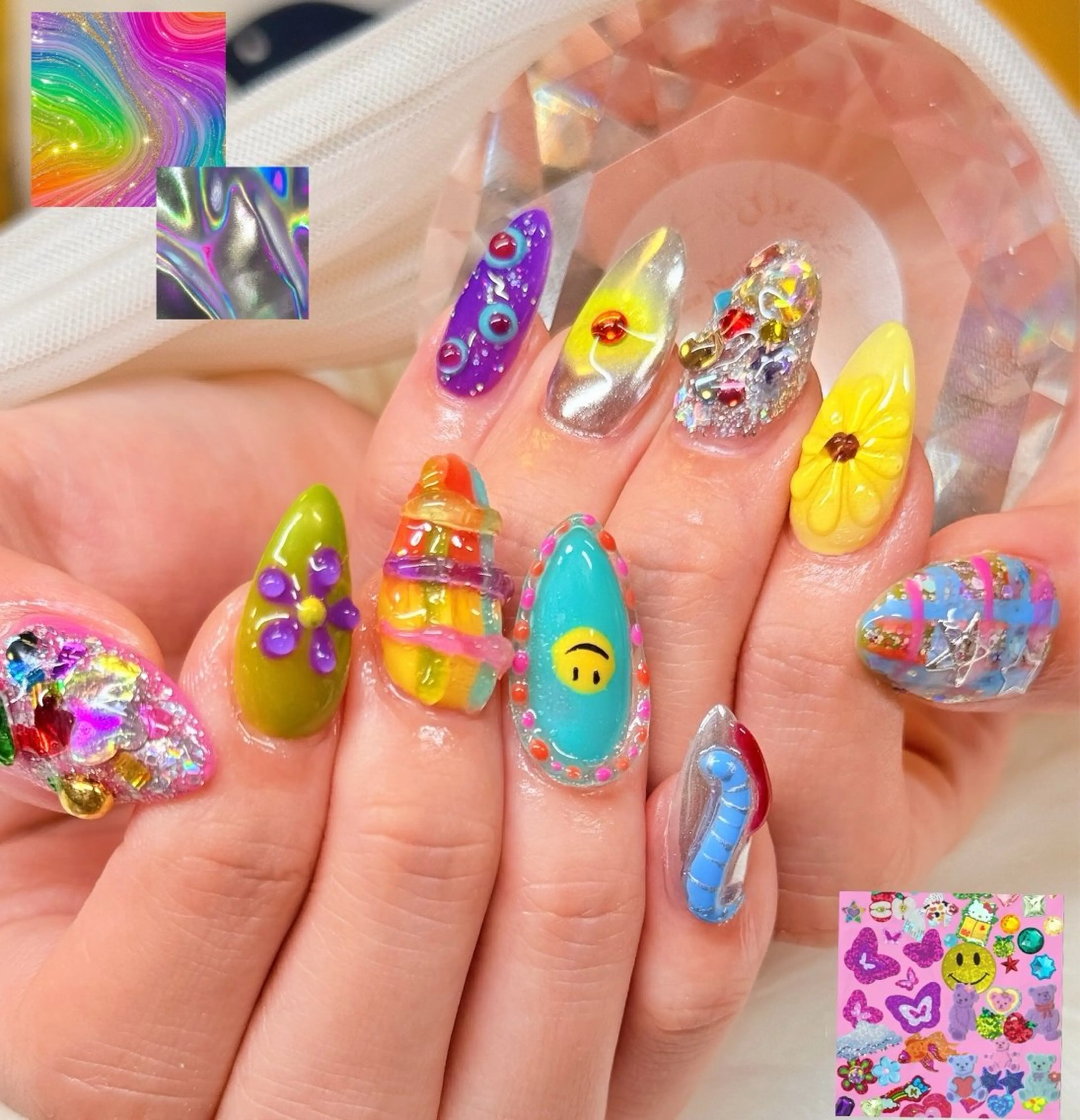 ネイル 長さ出し 持ち込み MIRA NAILROOM SALON所属・MIRA NAILROOMのネイルデザイン