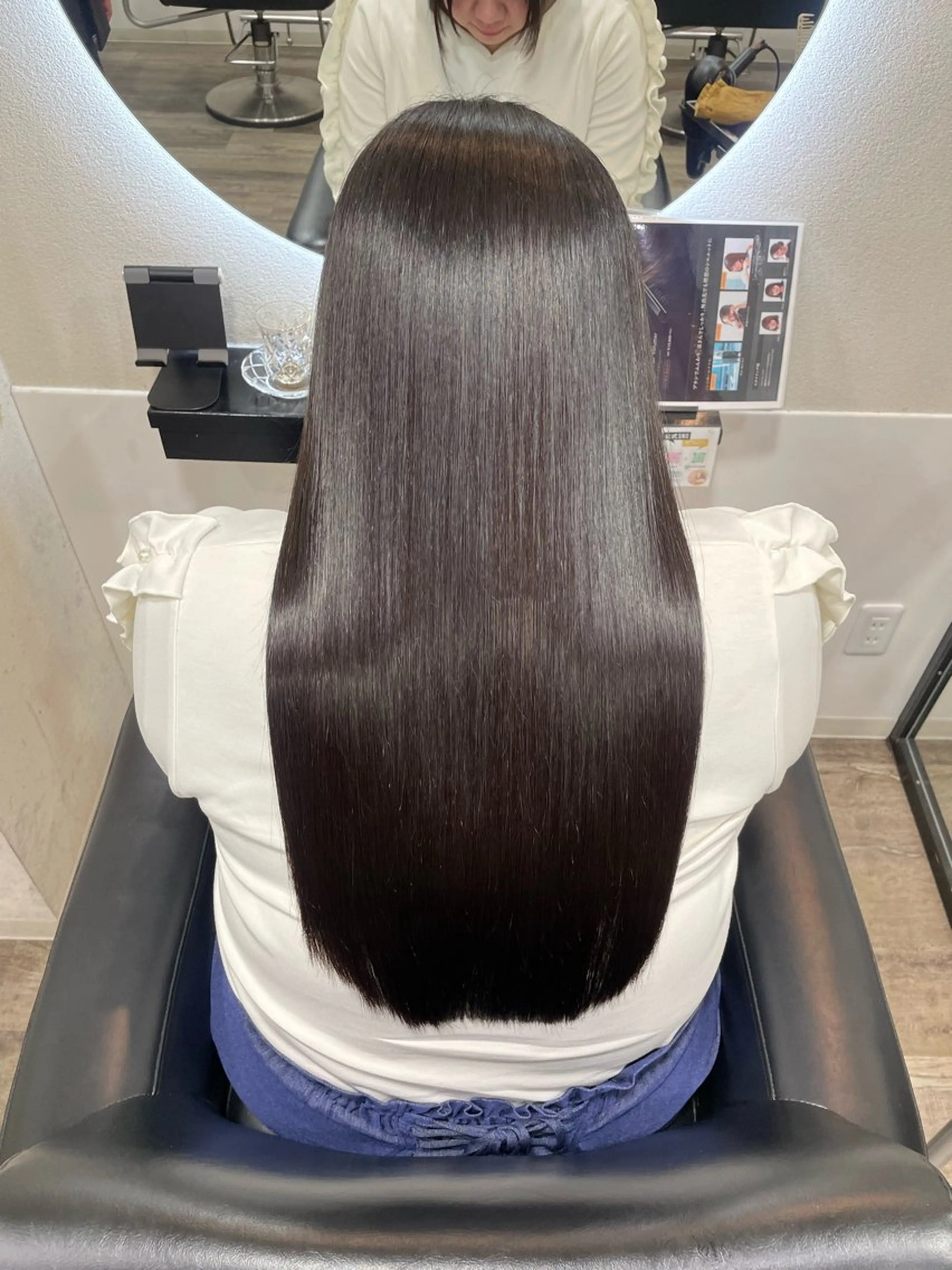 ロング 縮毛矯正 樅木 恒毅のヘアスタイル