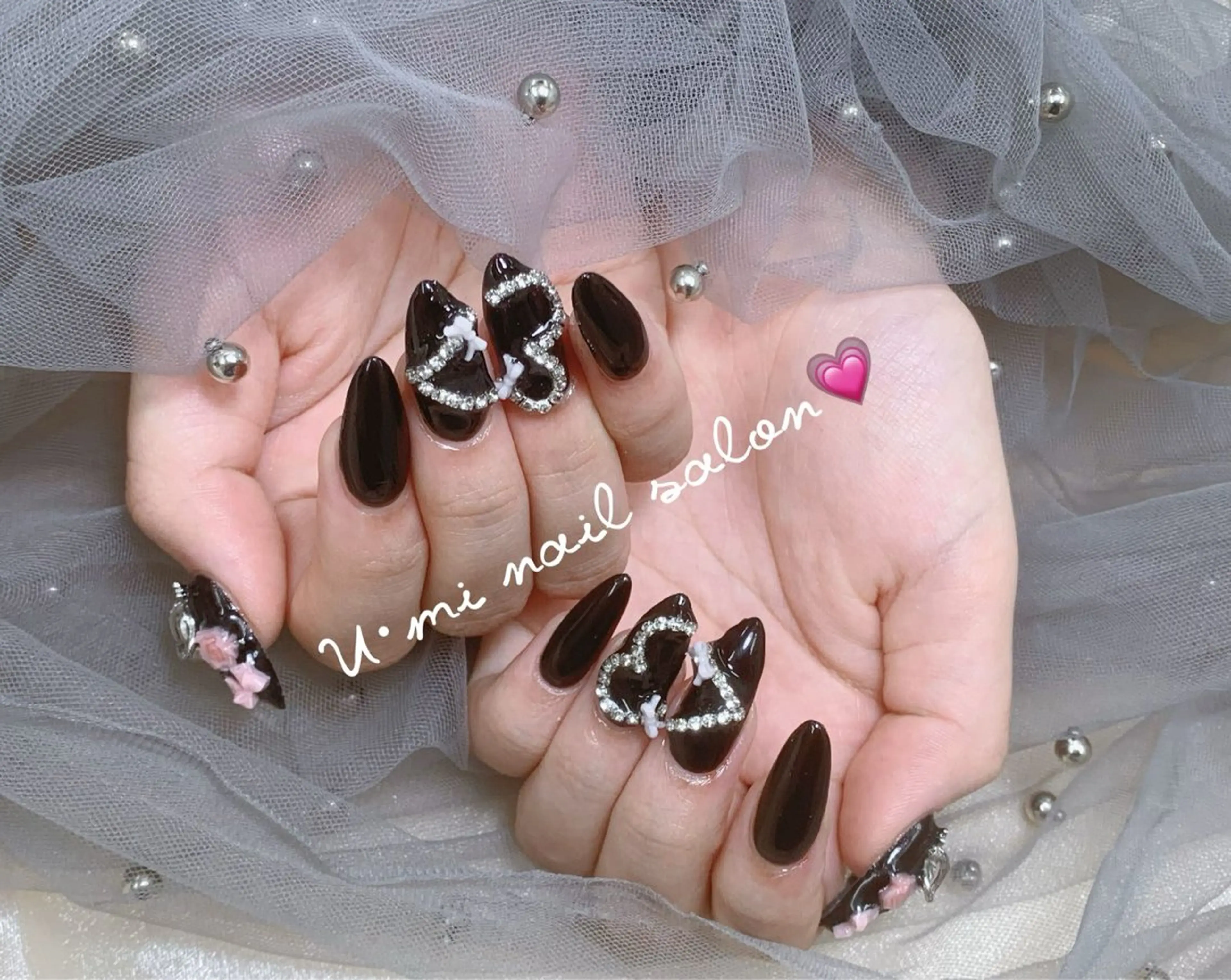 ネイル 持ち込み ハンドネイル Ｕ·Mi nail salon所属・u・mi  上野御徒町パラジェルのネイルデザイン