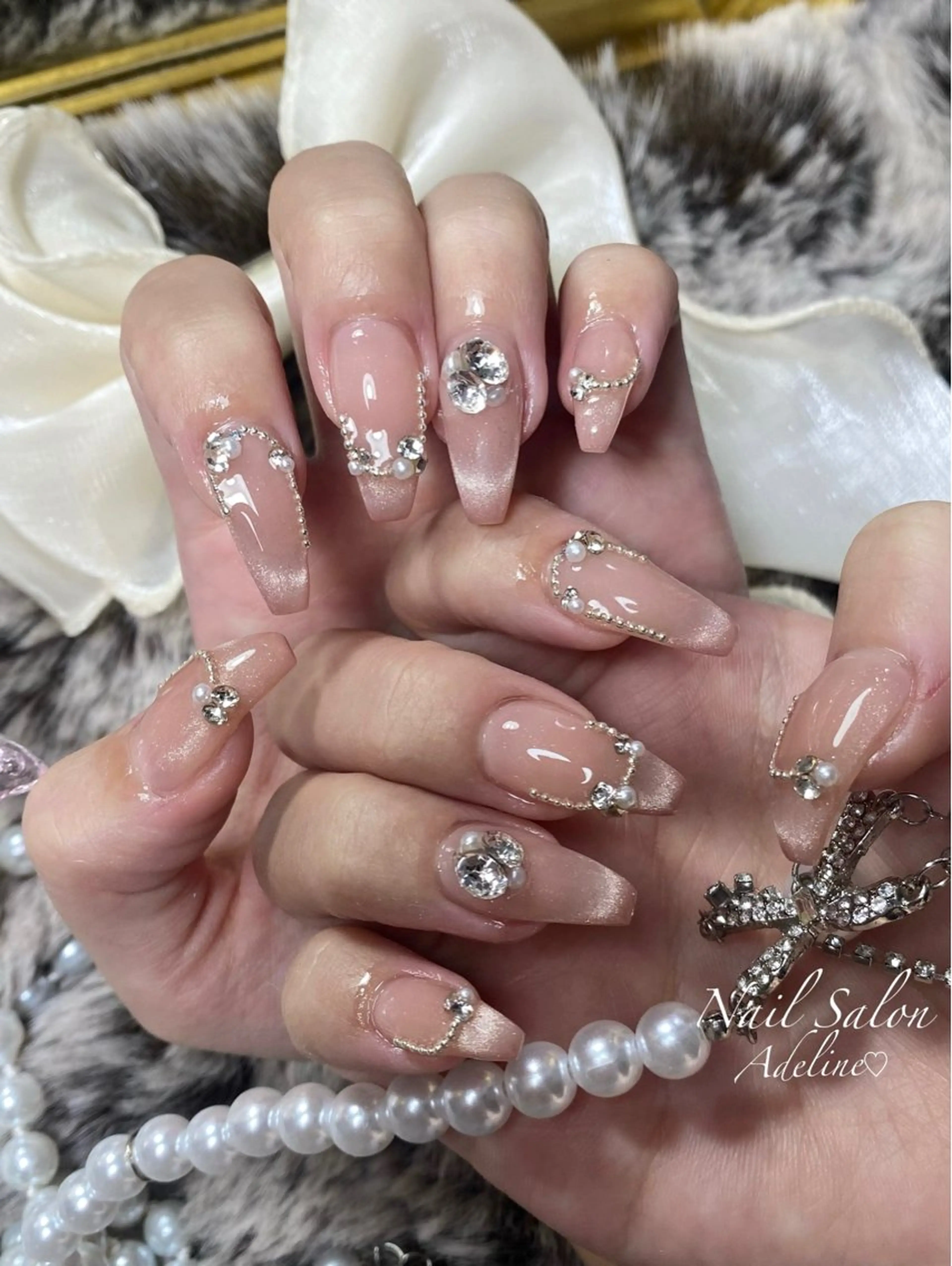 ネイル マグネットネイル 高田馬場ネイル_ Marinaのネイルデザイン