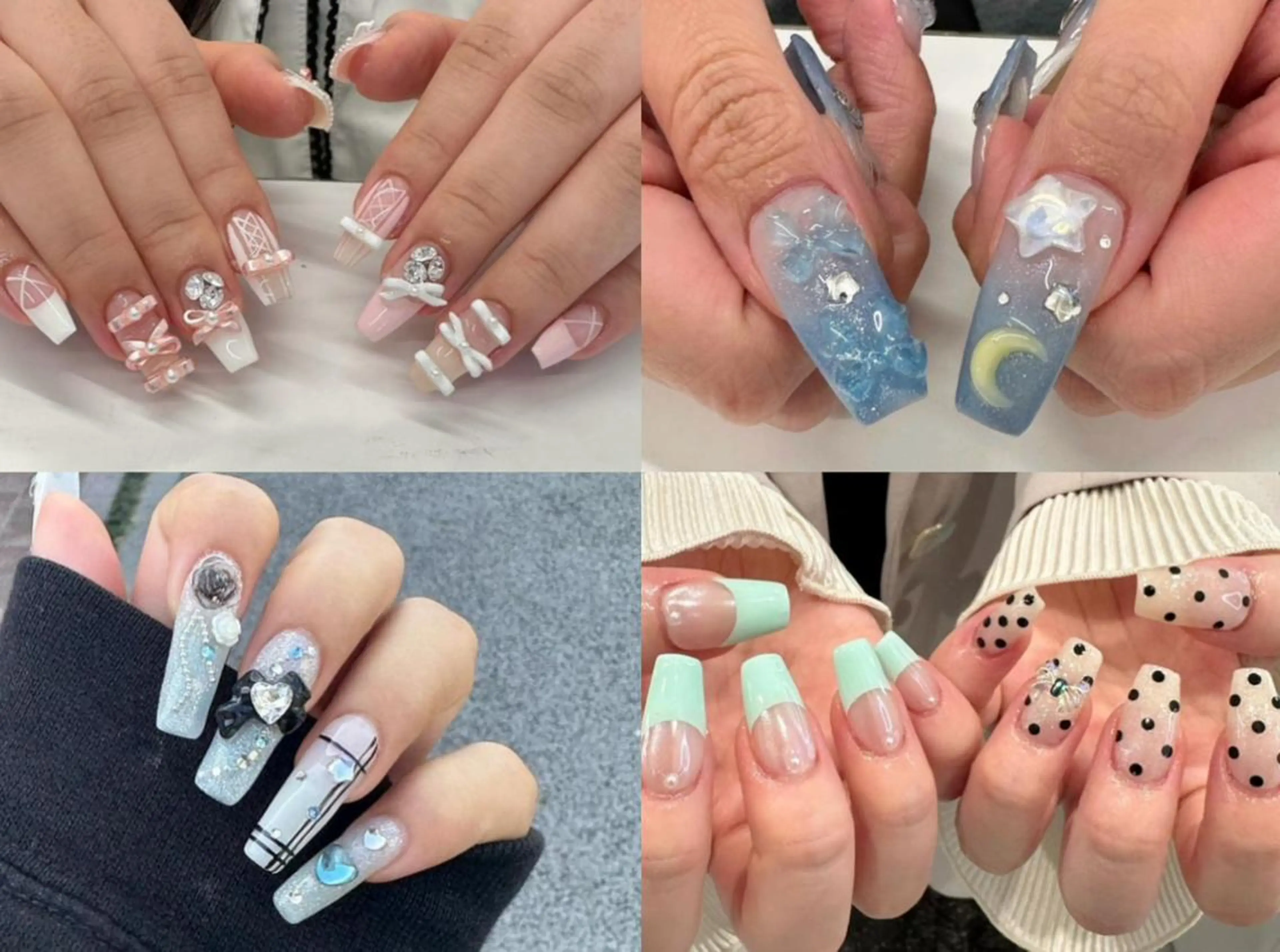 ネイル フレンチネイル 韓国ネイル ミラーネイル リボン 夏ネイル ハンドネイル ハンドケア 🌈fein.トータ ルビューティー🌈のマツエク・マツパデザイン