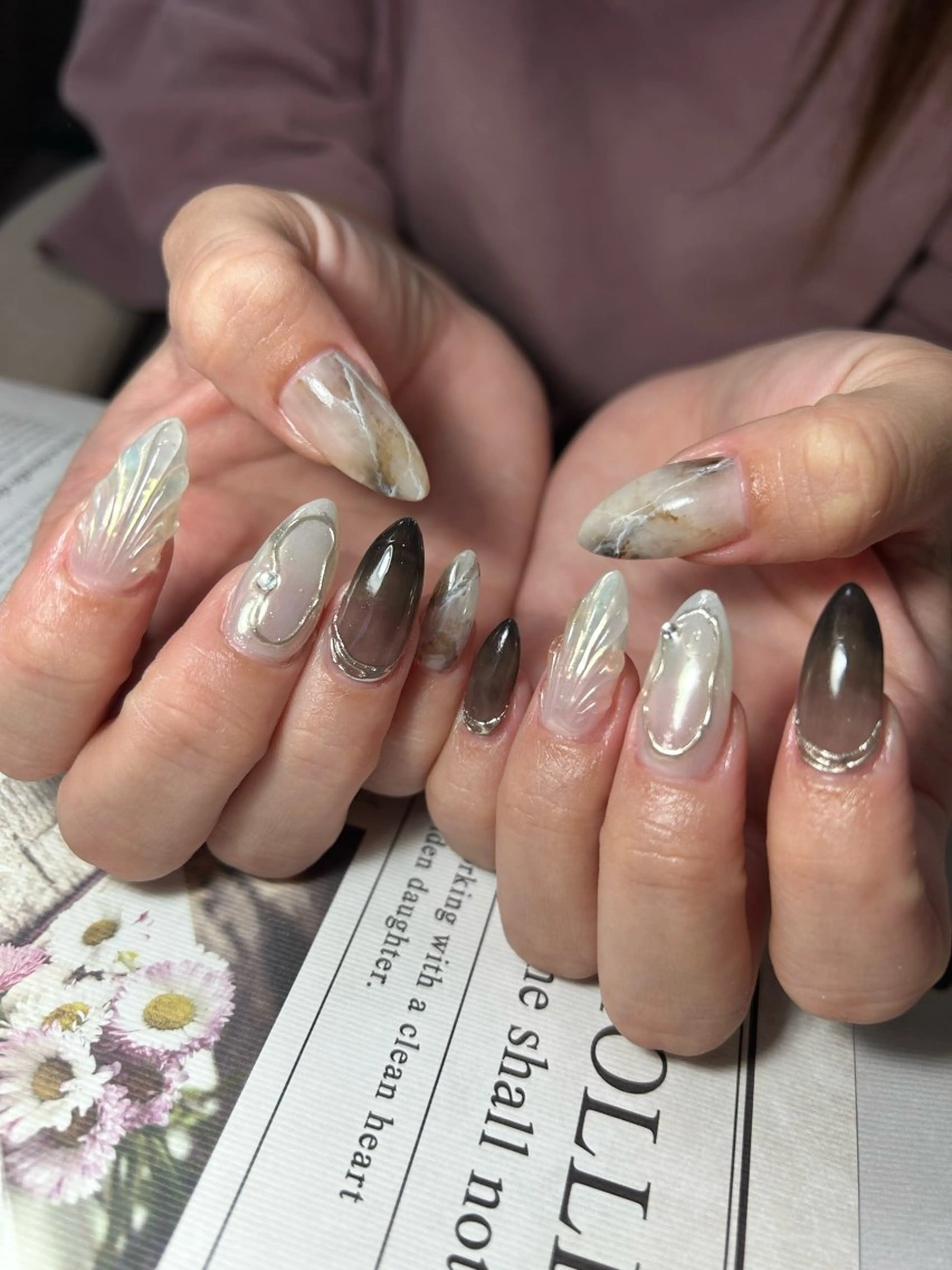 ネイル ハンドネイル nailroom‪ sb‪‪𓈒𓂂𓏸のネイルデザイン