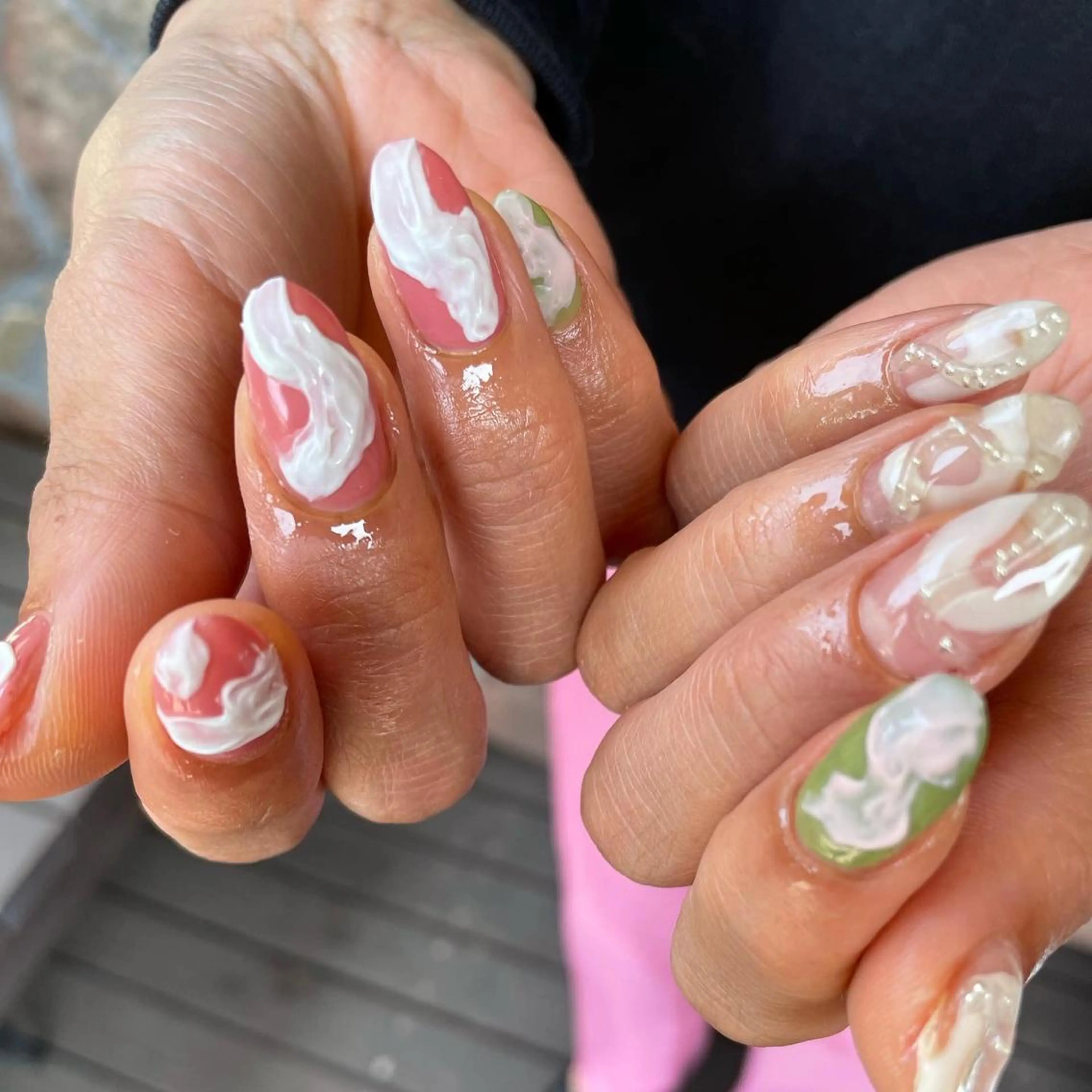 ネイル ハンドネイル 大家 小百合のネイルデザイン