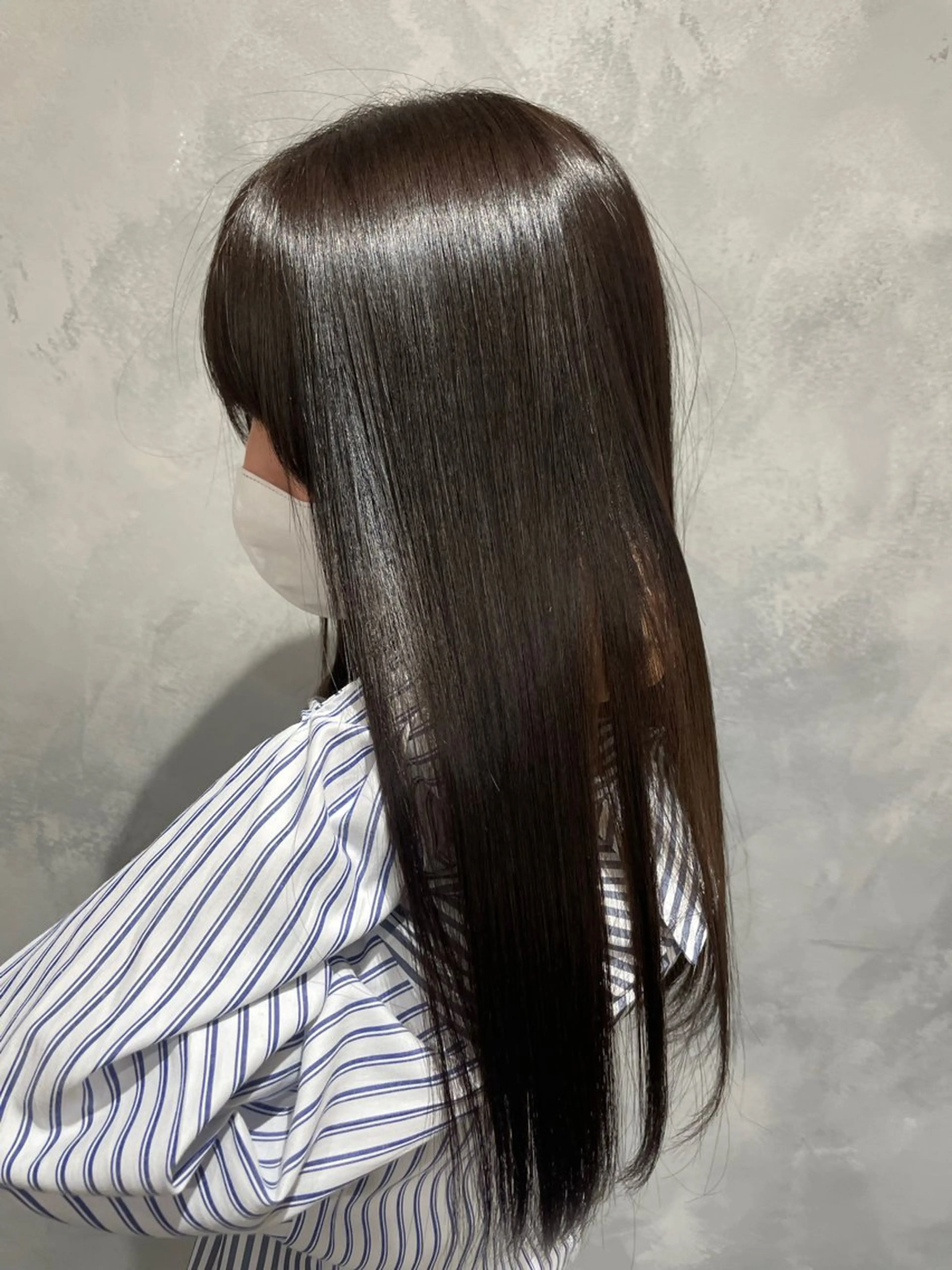 ロング 髪質改善 縮毛矯正 カット 縮毛矯正 トリートメント 飯田 祥哉のヘアスタイル