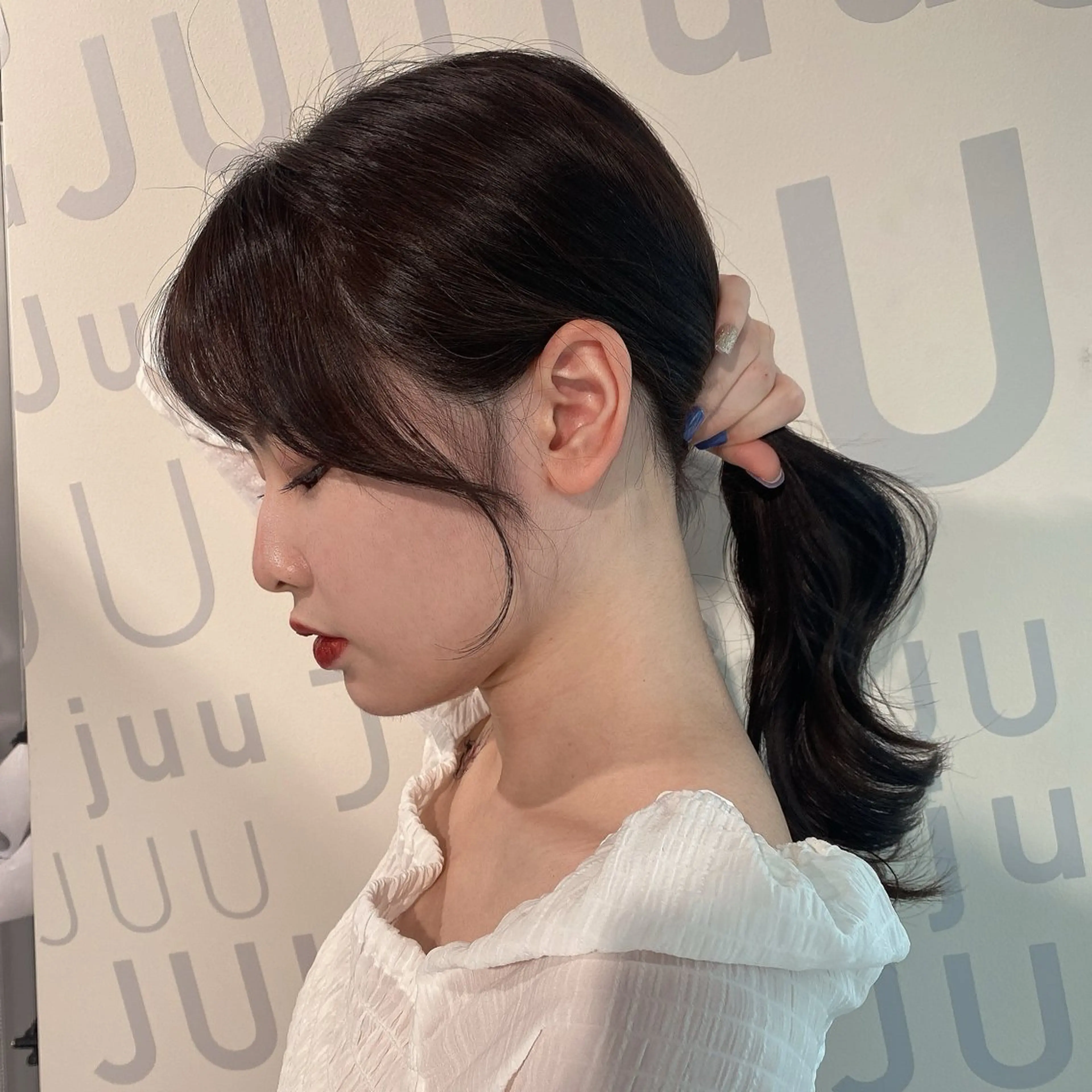 ミディアム 韓国風ヘア カット 森 隆秀/韓国ヘアのヘアスタイル