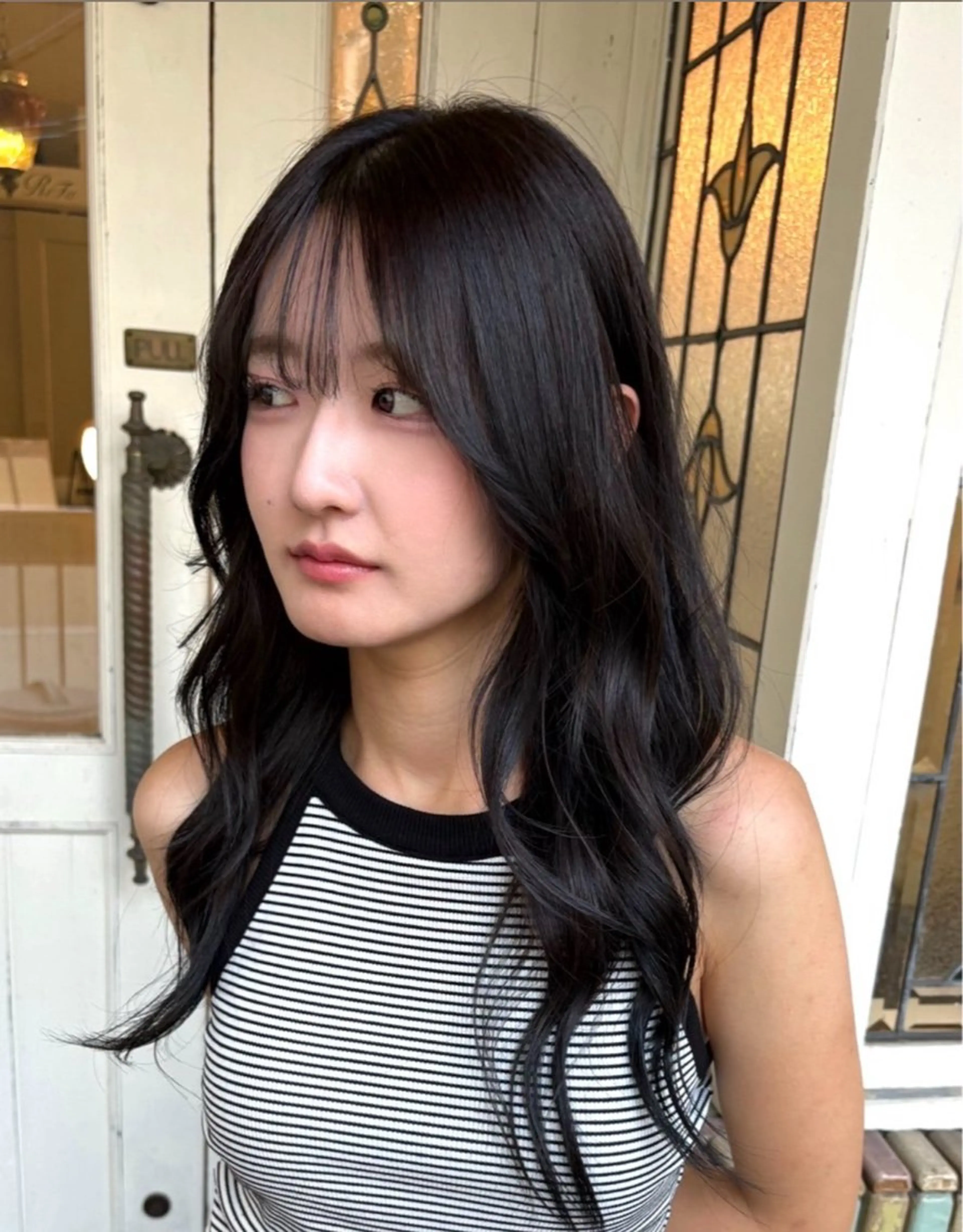 ロング カラー いもの こはるのヘアスタイル