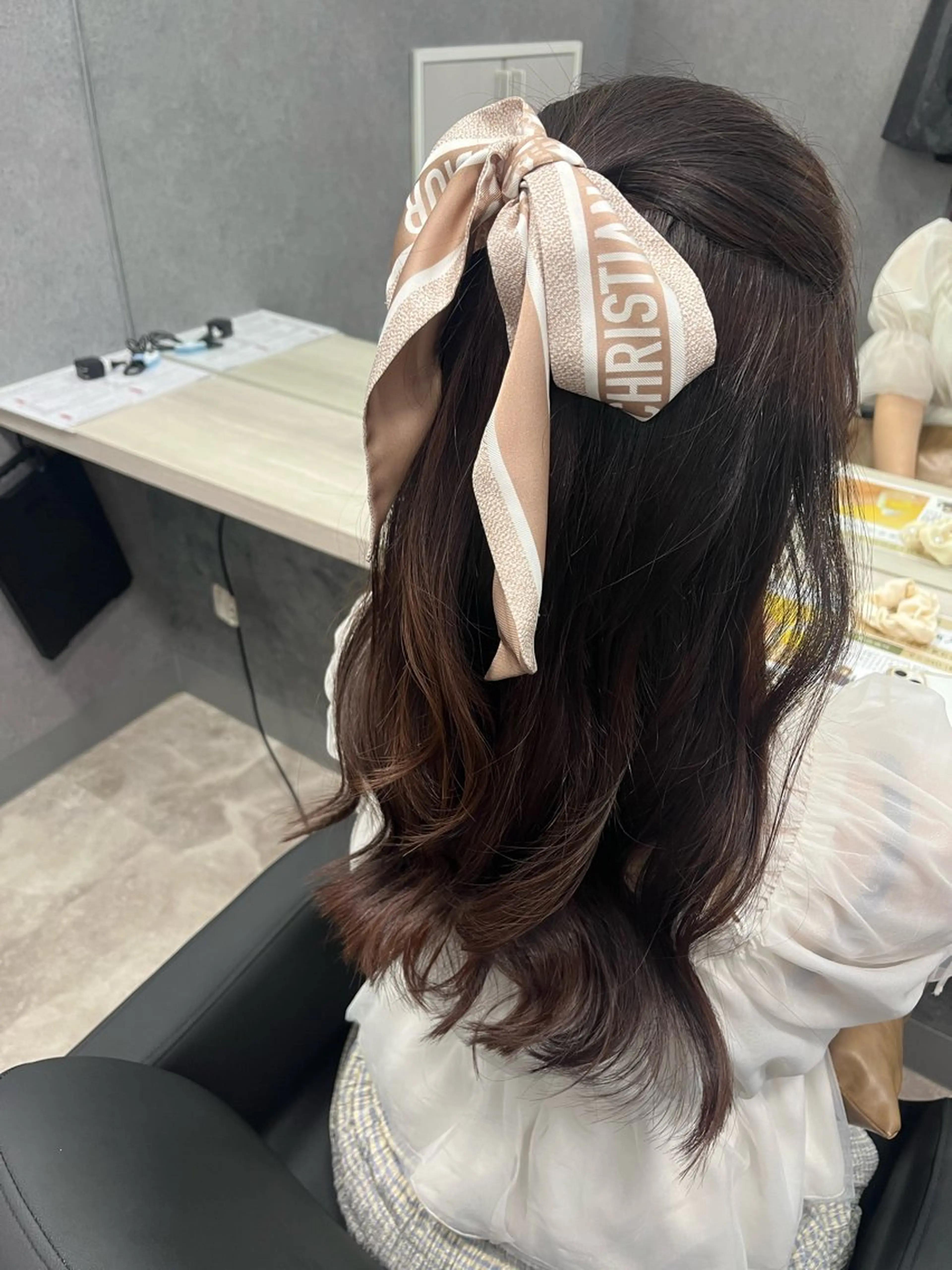 ロング ヘアセット 個室美容室miyuu hair&spa所属・加藤 あおいのヘアスタイル