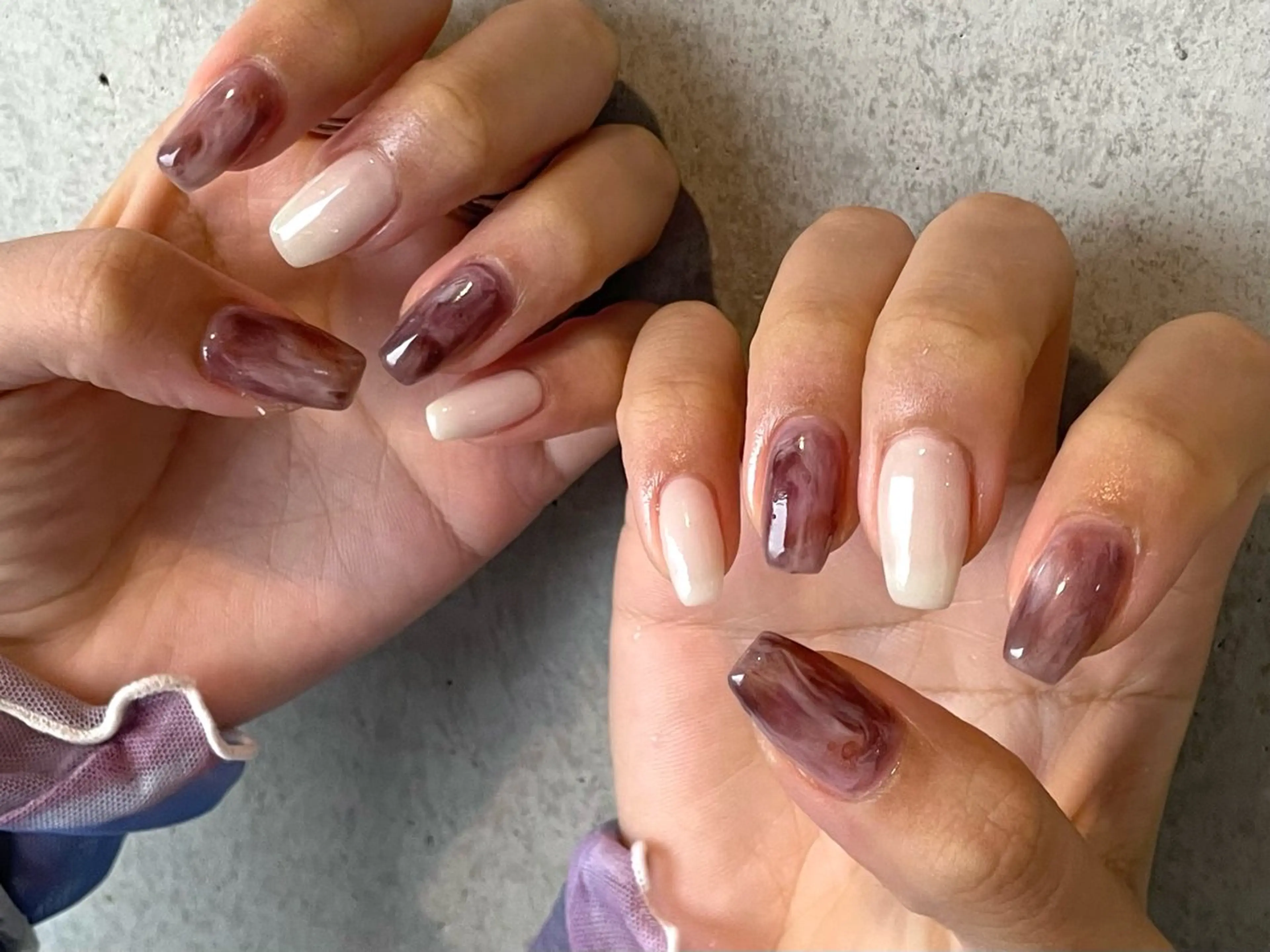 ネイル ニュアンスネイル ハンドネイル 🤍One MISAKI🤍のネイルデザイン