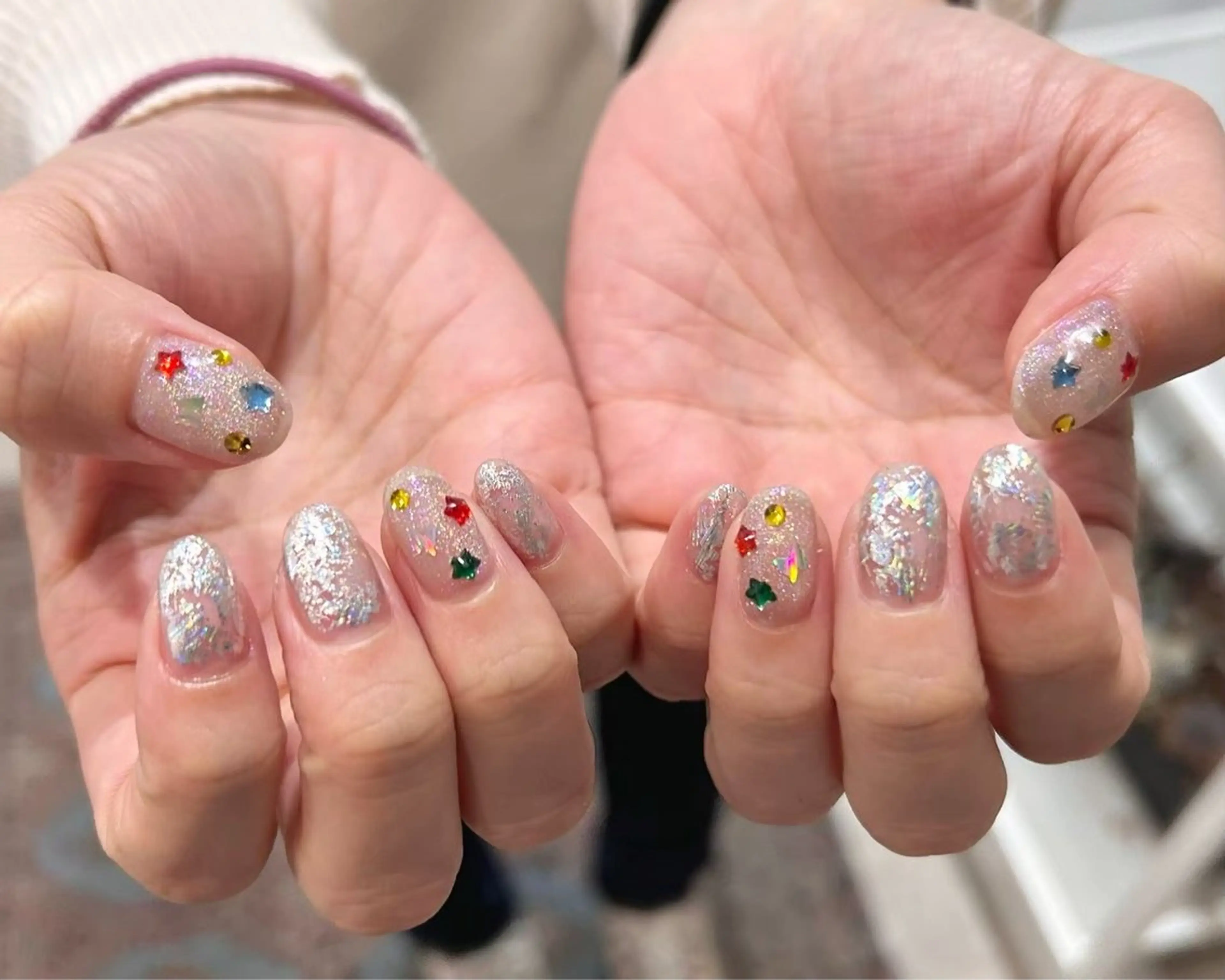 ネイル 0203ムニムサン 💙Honokaのネイルデザイン