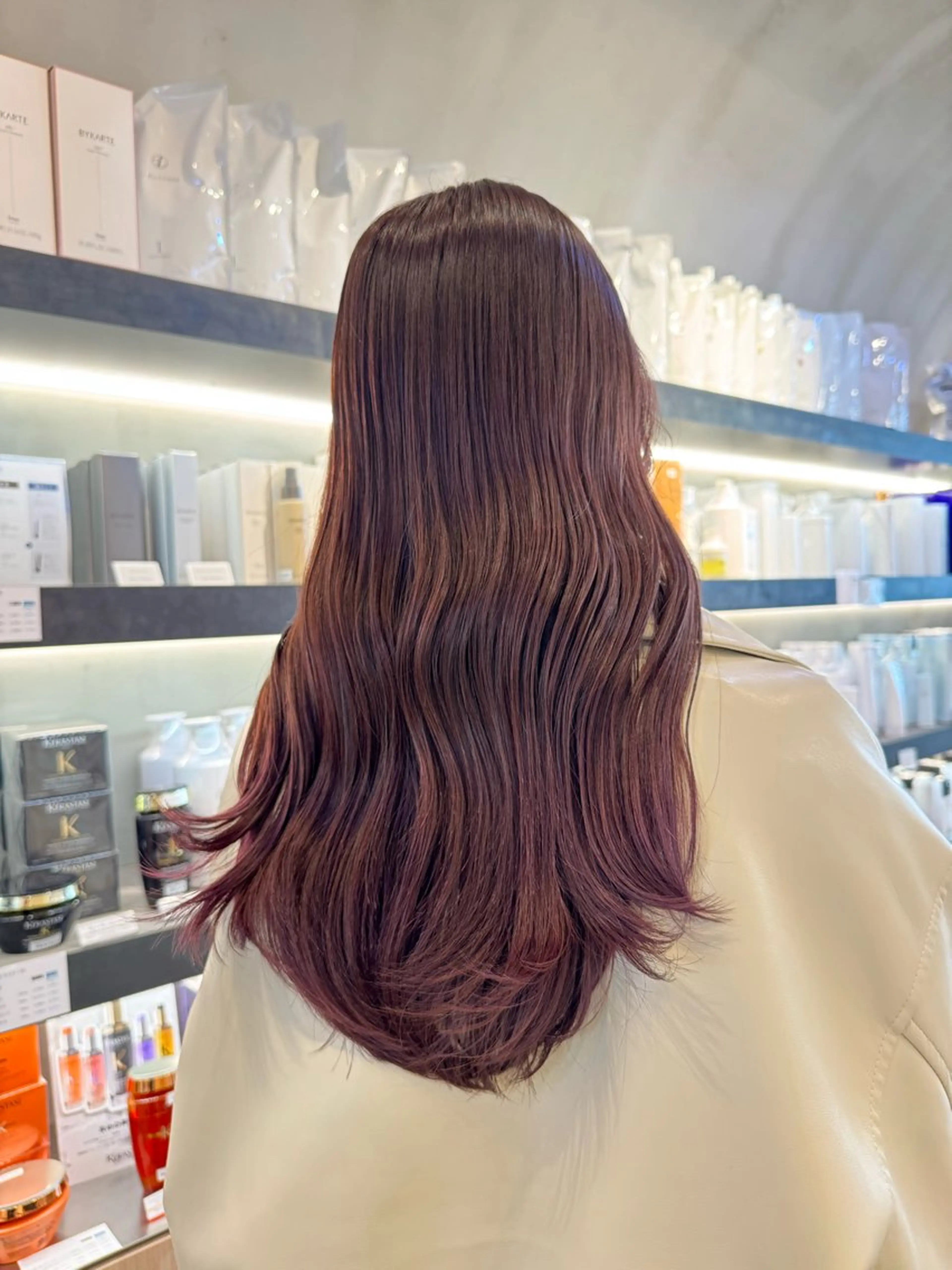 ロング ヘアカラー SEAM所属・詩音 ／札幌美容師のヘアスタイル