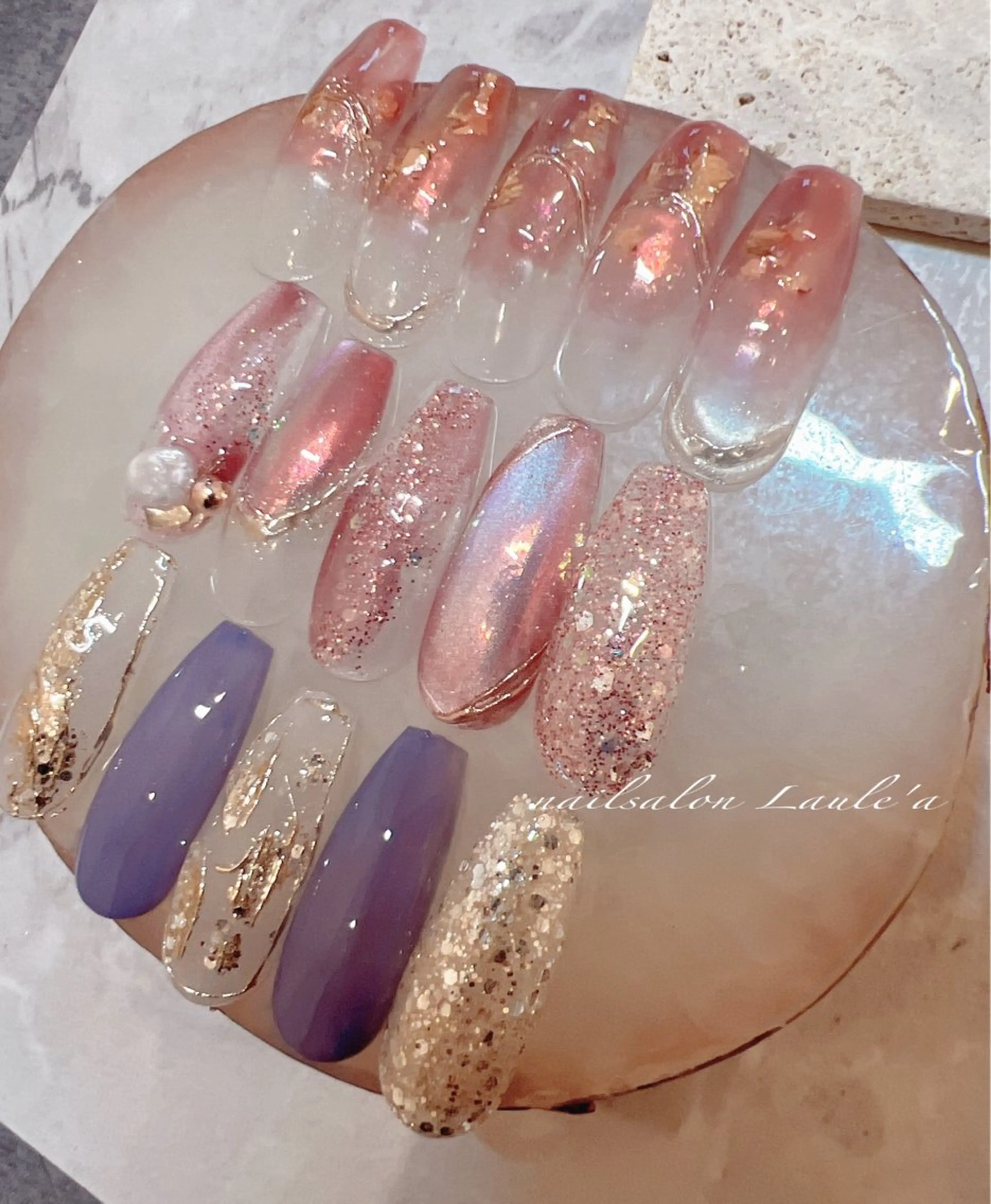 ネイル ハンドネイル nailsalon Laule'aのネイルデザイン