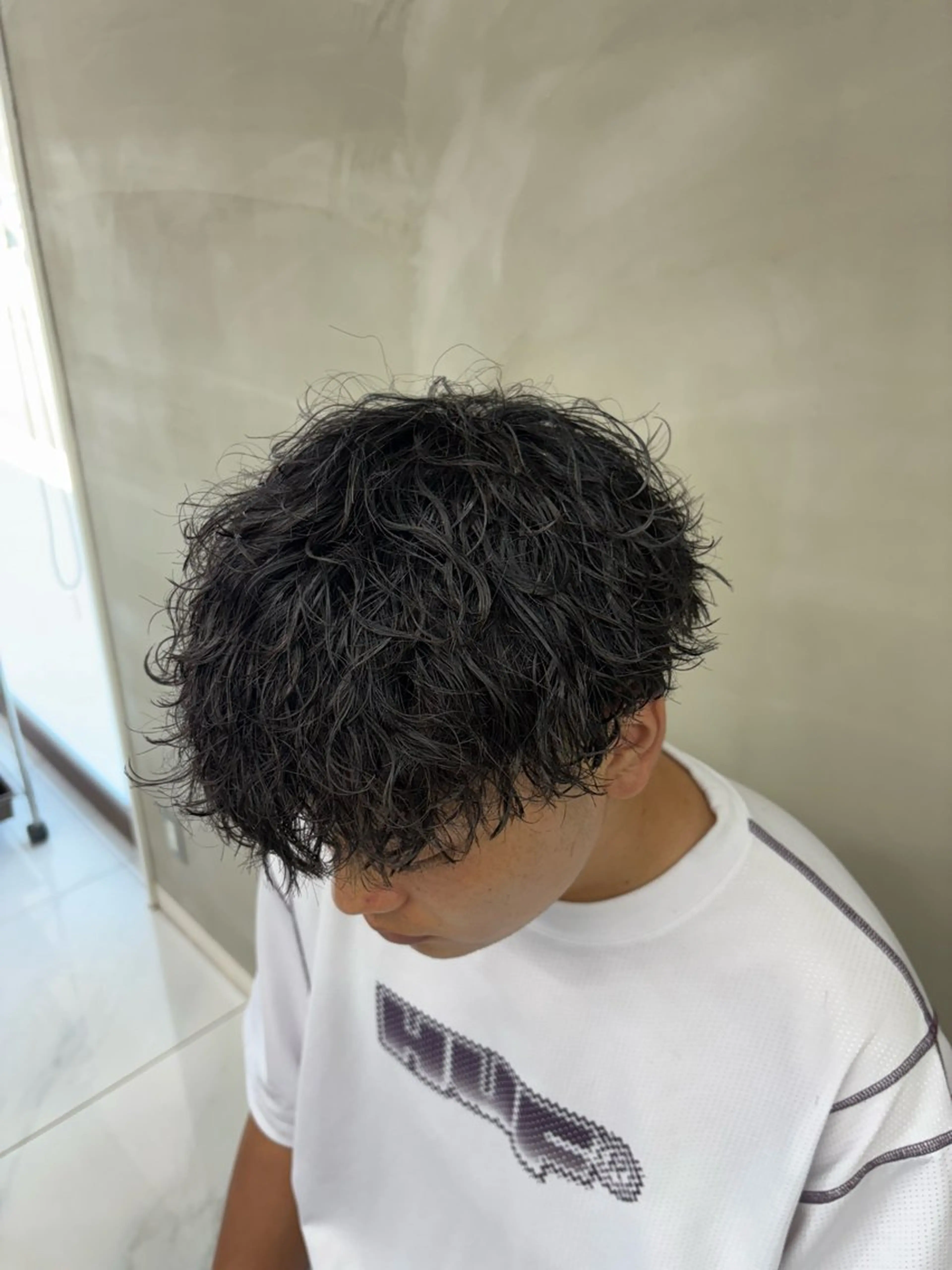 パーマ メンズ 波巻きパーマ カット パーマ GRANDEUR ryuのヘアスタイル