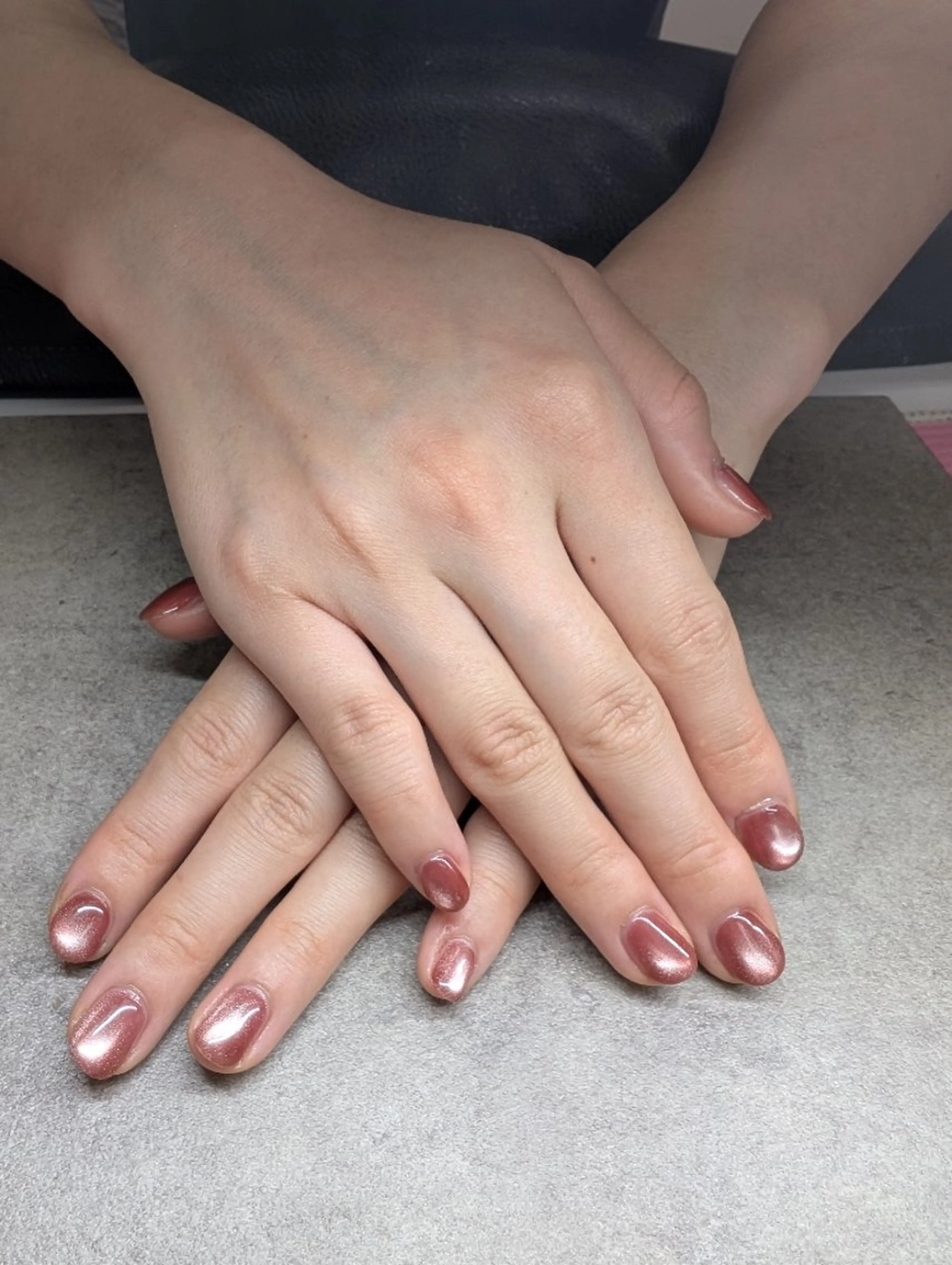 ネイル マグネットネイル マグネットワンカラー ワンカラーネイル eclat BEAUTY NAIL SALON　枚方市駅前店所属・松本 ひとみのネイルデザイン