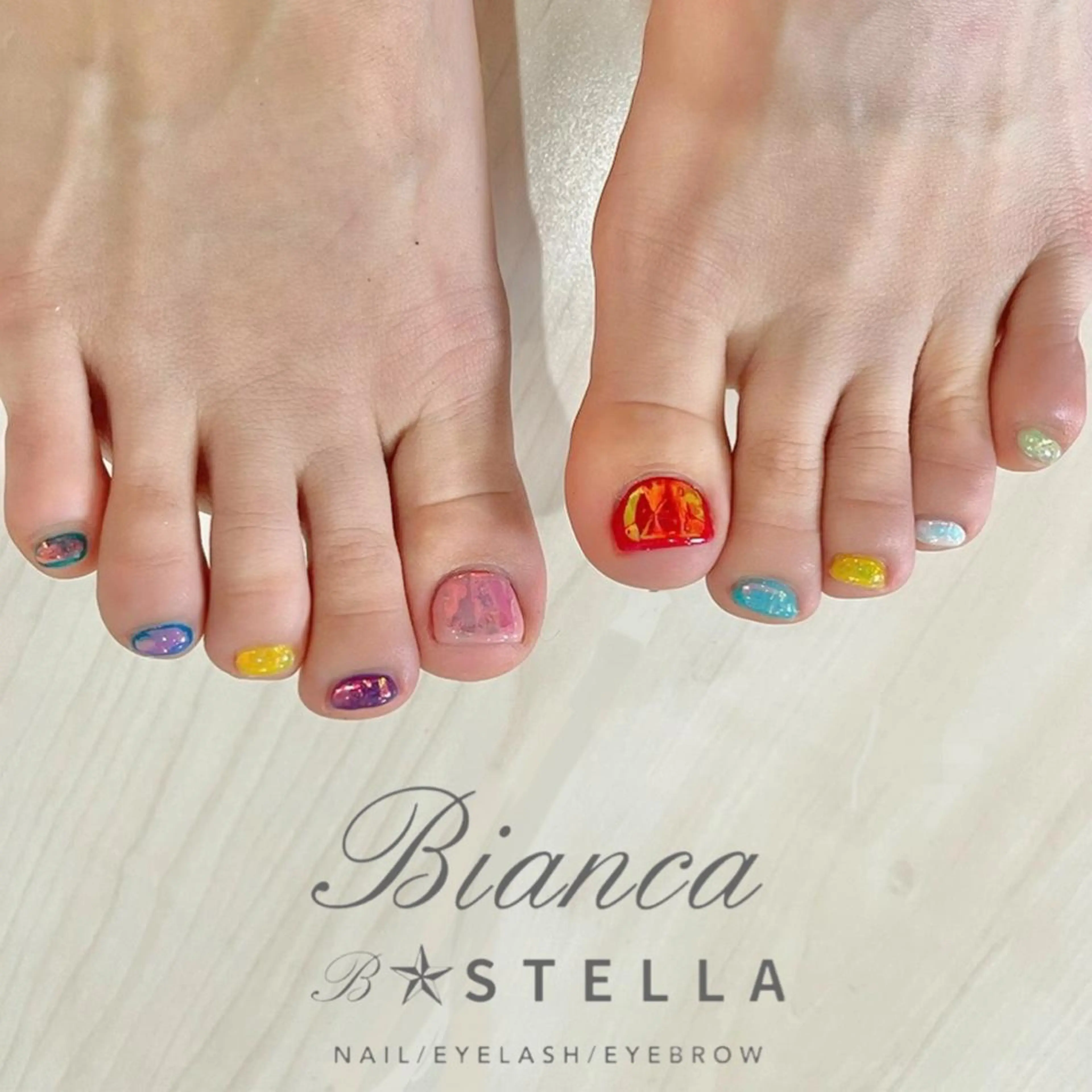 ネイル フットネイル Mojyam nail所属・松本 実咲のネイルデザイン