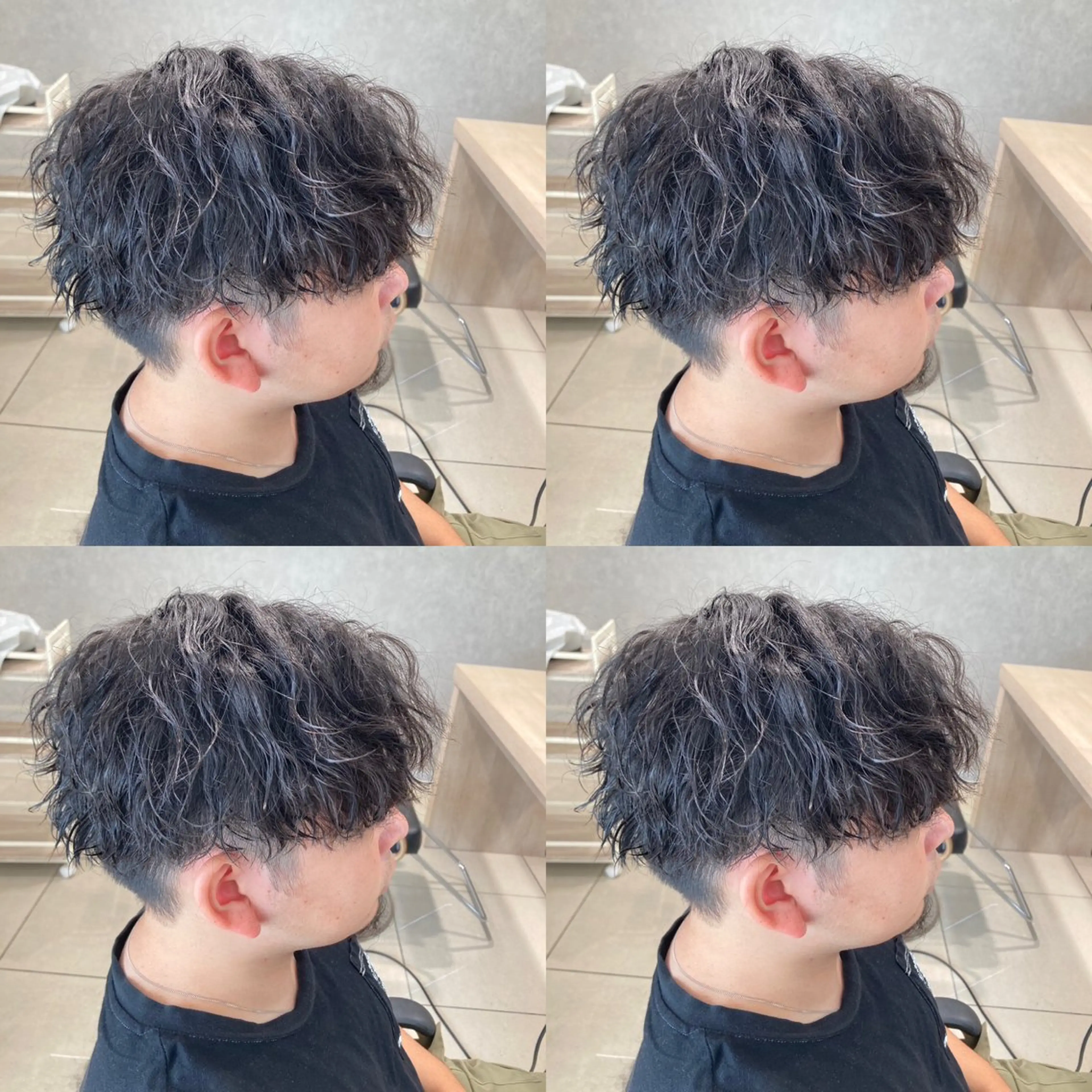 パーマ メンズ センターパート メンズパーマ ツイストスパイラルパーマ スパイラルパーマ メンズ支持率エリア No.1/keitaのヘアスタイル