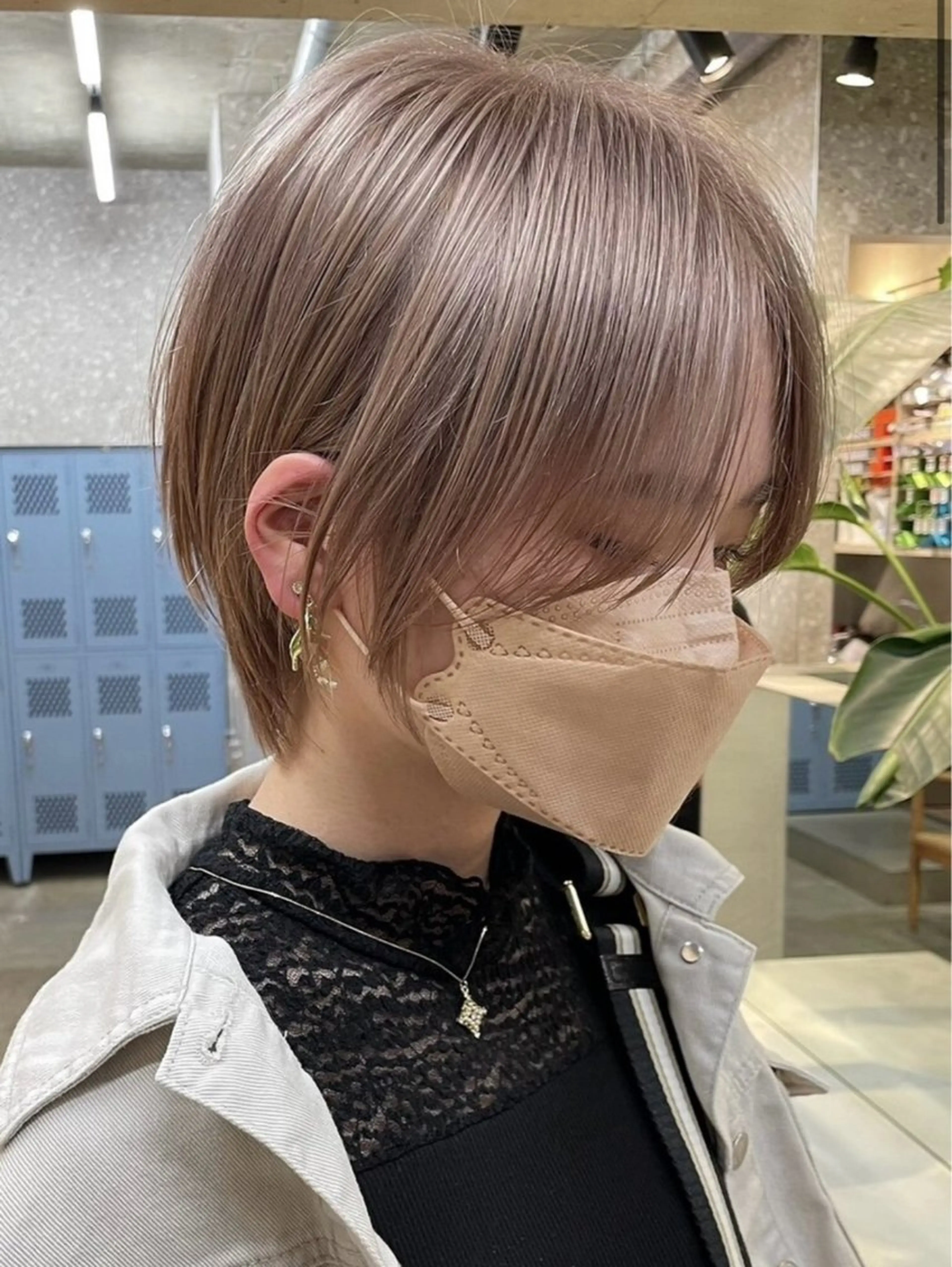 ショート ショートボブ 丸みショート ボブ くびれヘア ショートヘア カット fifth名駅所属・メンズパーマ 名古屋/水谷颯のヘアスタイル