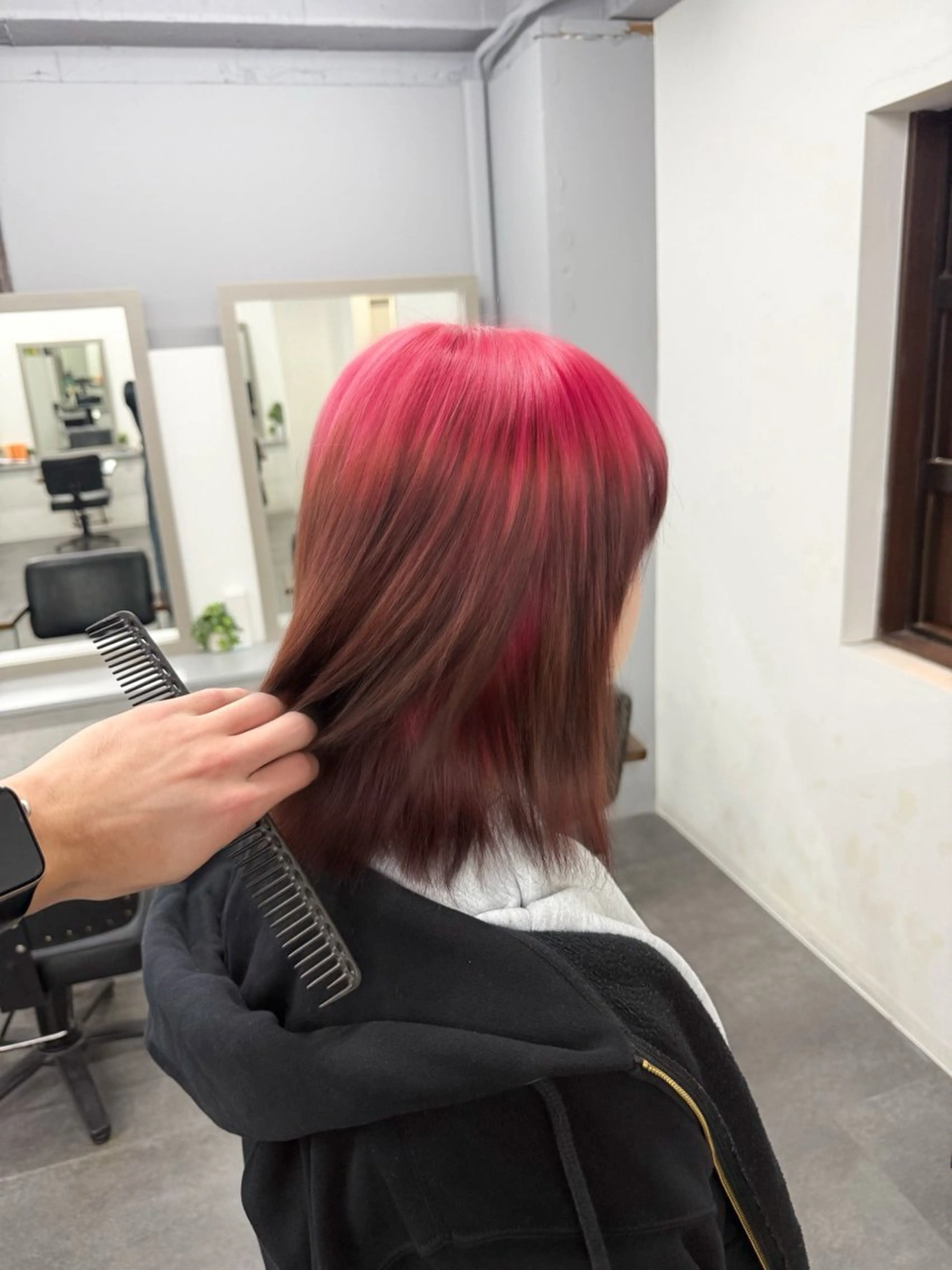 ミディアム カラー カット ヘアカラー Selene 難波店　HIROKIのヘアスタイル