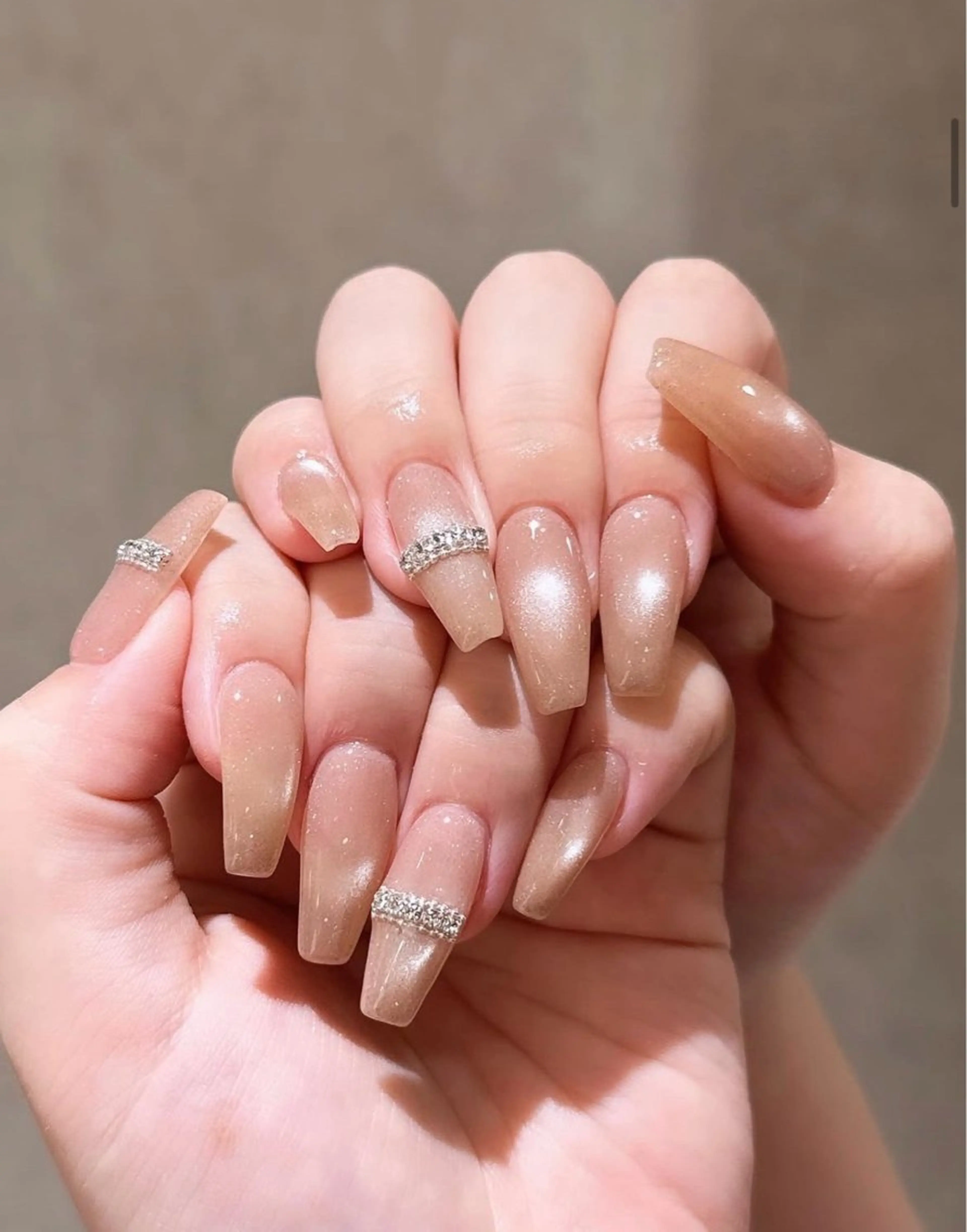 ネイル 韓国ネイル 持ち込み ニュアンスネイル ネイルチップ ハンドネイル ANA.CHUO 本川越店舗のネイルデザイン