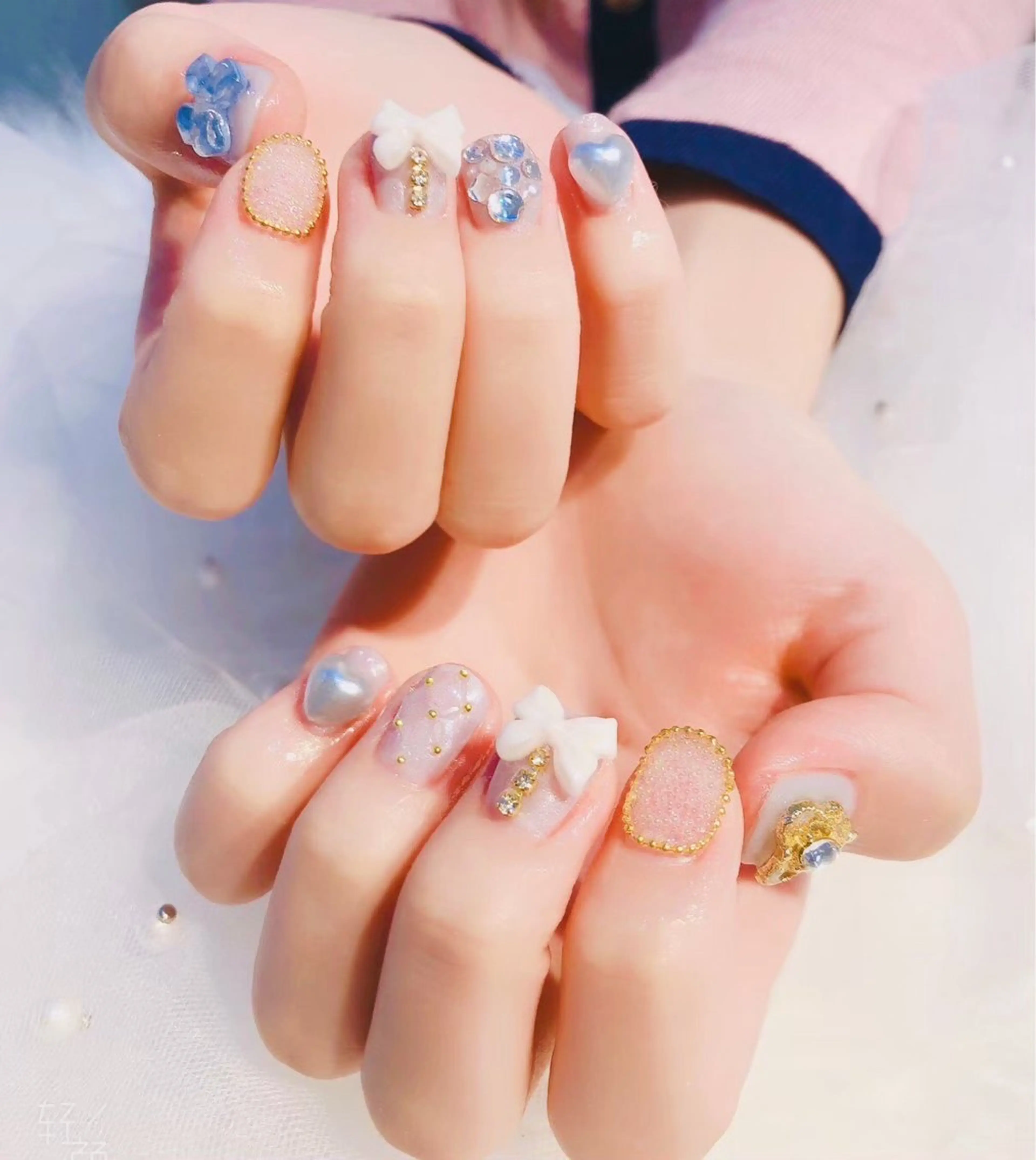 ネイル 桜ネイル フットネイル フレンチネイル ジェルネイル ハート ハンドネイル ハンドケア 大門浜松町 ネイルのネイルデザイン