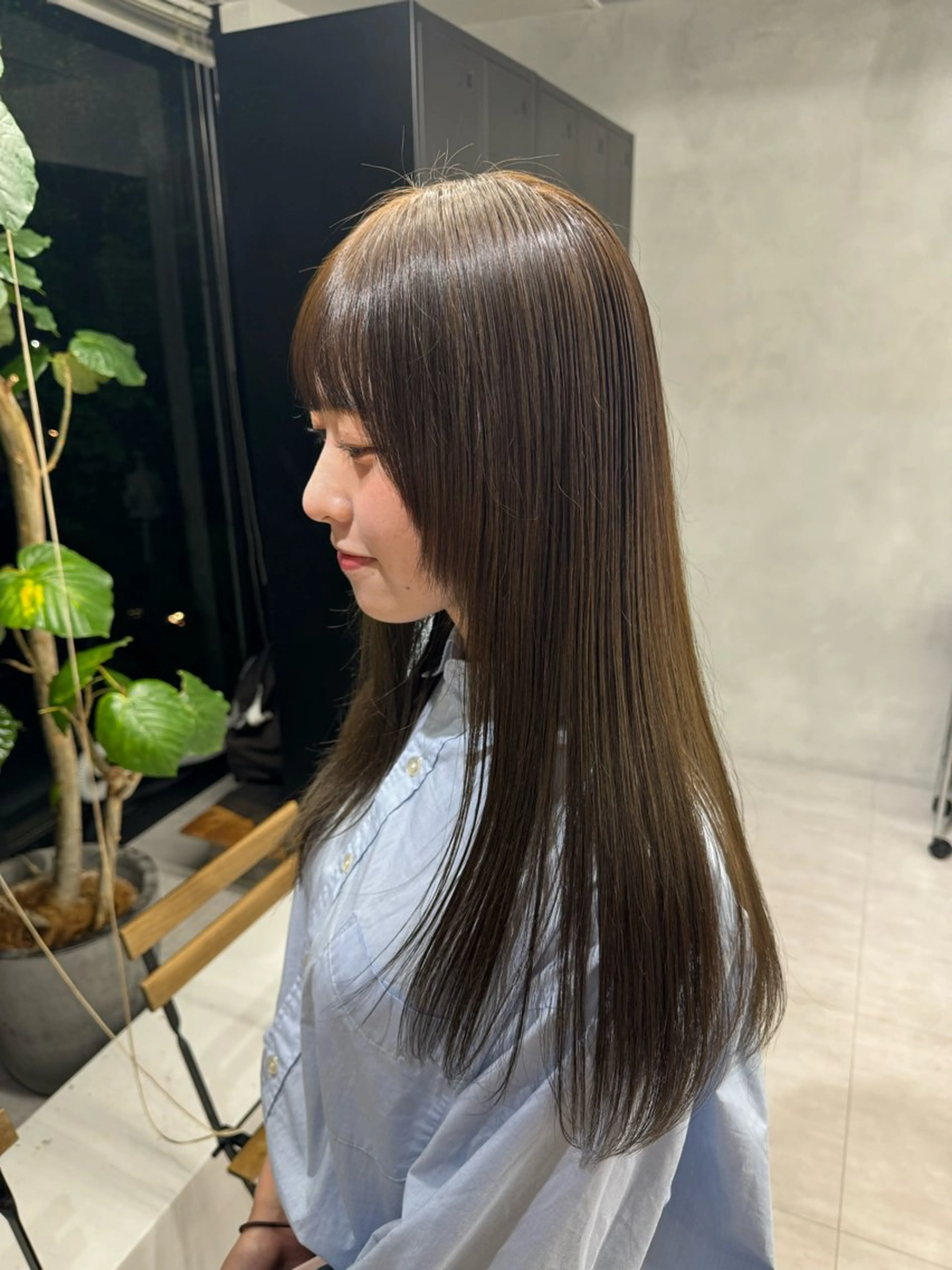 ロング トリートメント 顔周りレイヤー /kokoro🦮のヘアスタイル