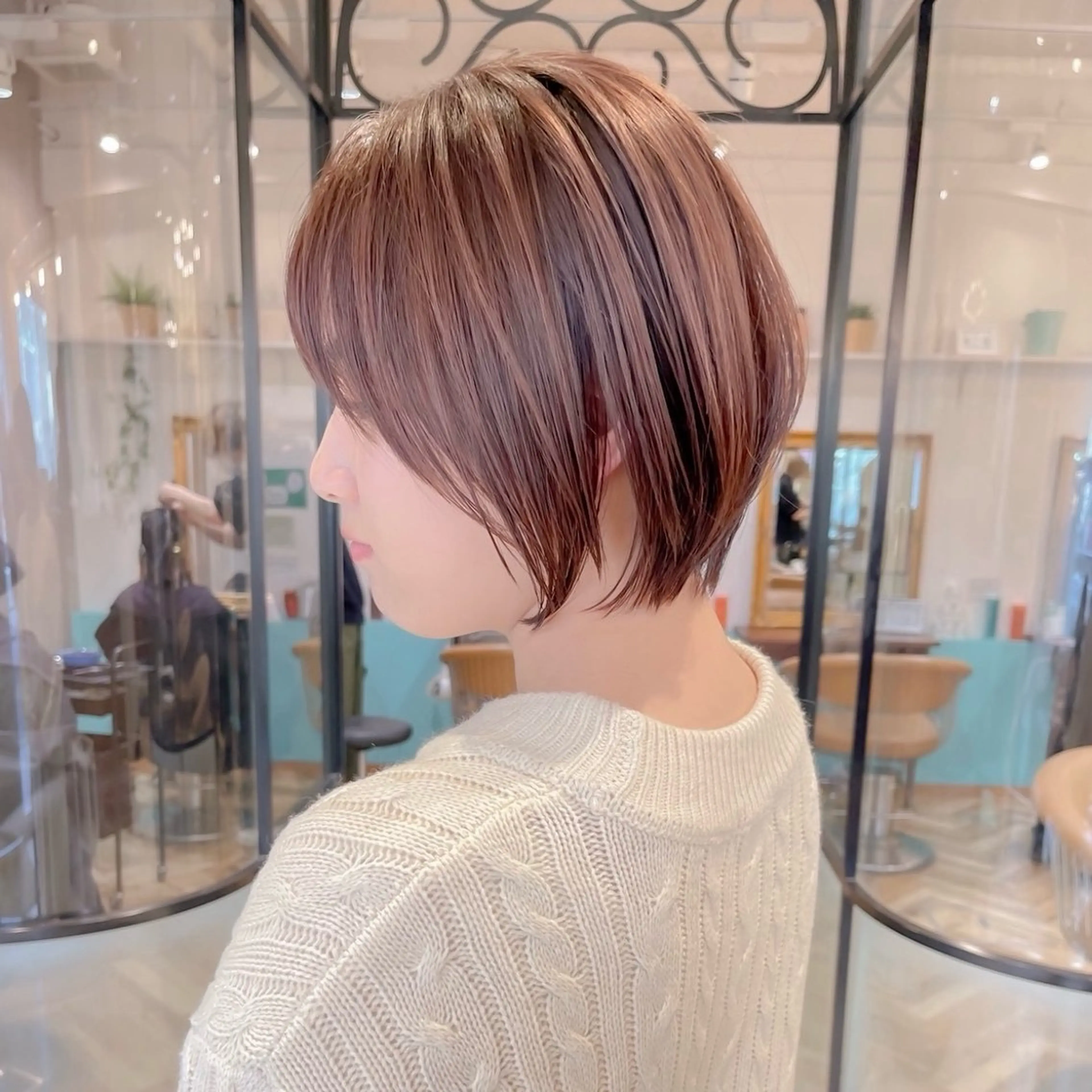 ショート 似合せ/ボブ レイヤー/遼祐のヘアスタイル