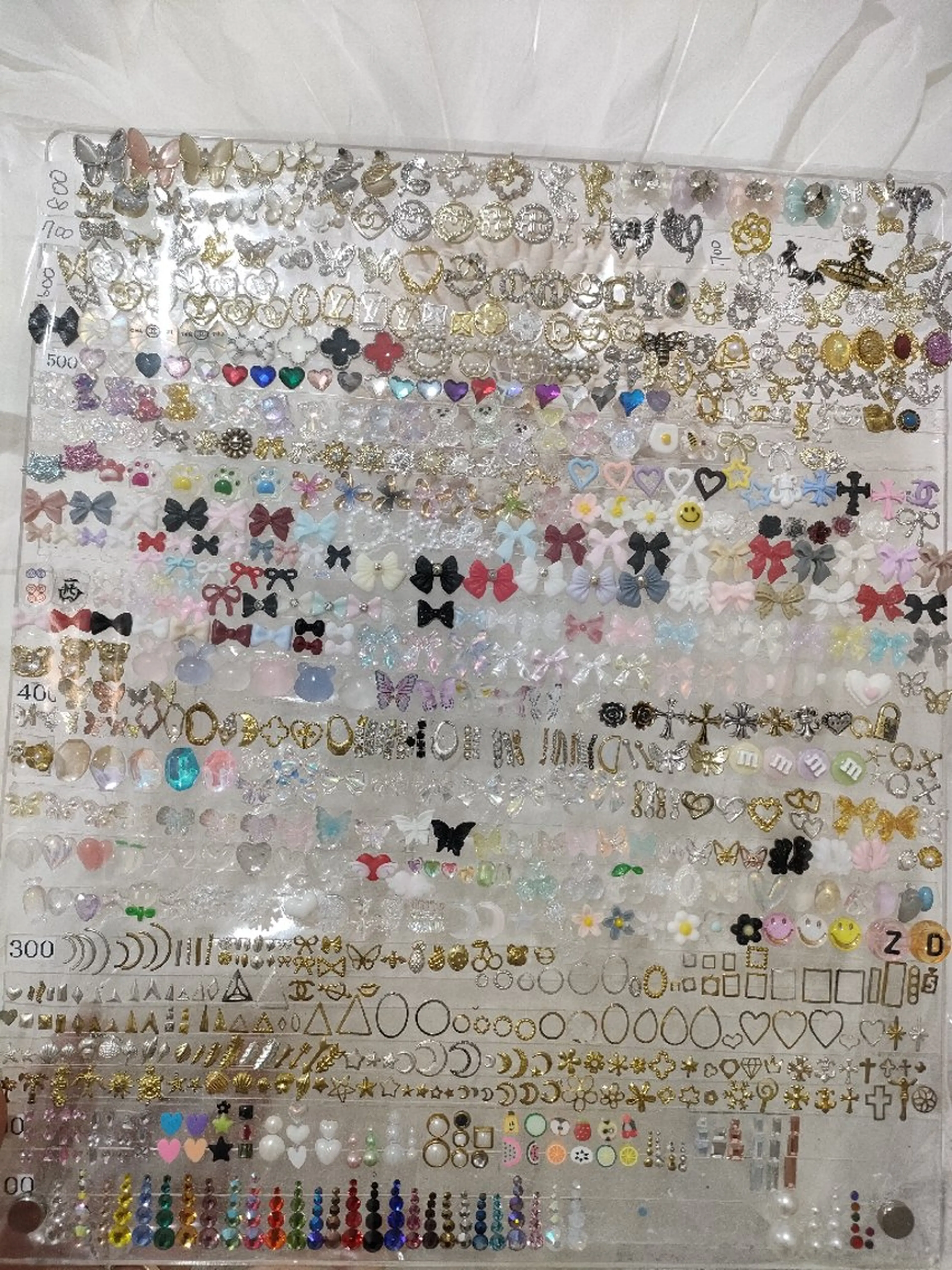 練習モデル☆ワンカラー／ラメグラパーツつけ放題の写真