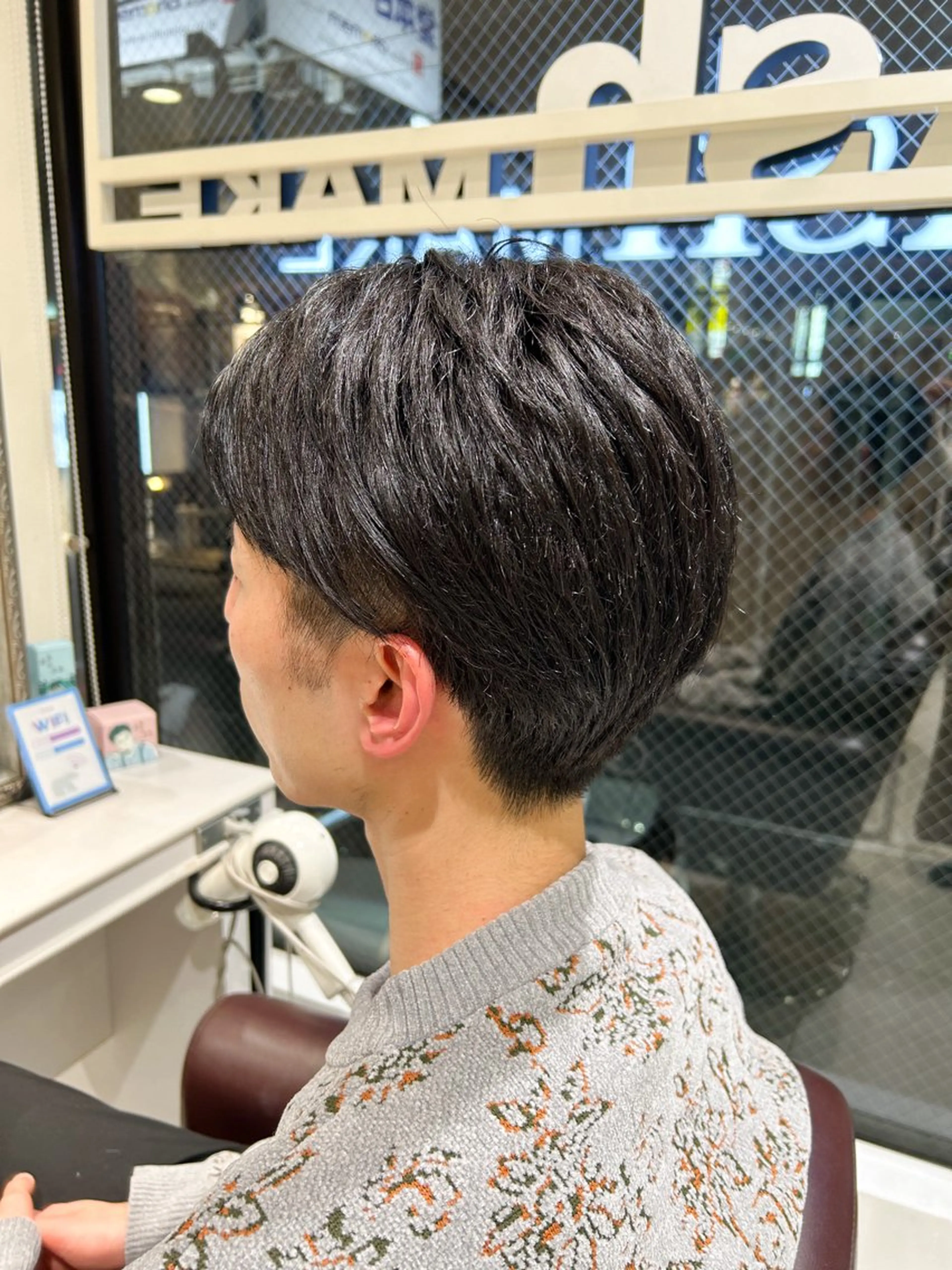 メンズ パーマ/イルミナ カラー　三浦菜々子のヘアスタイル