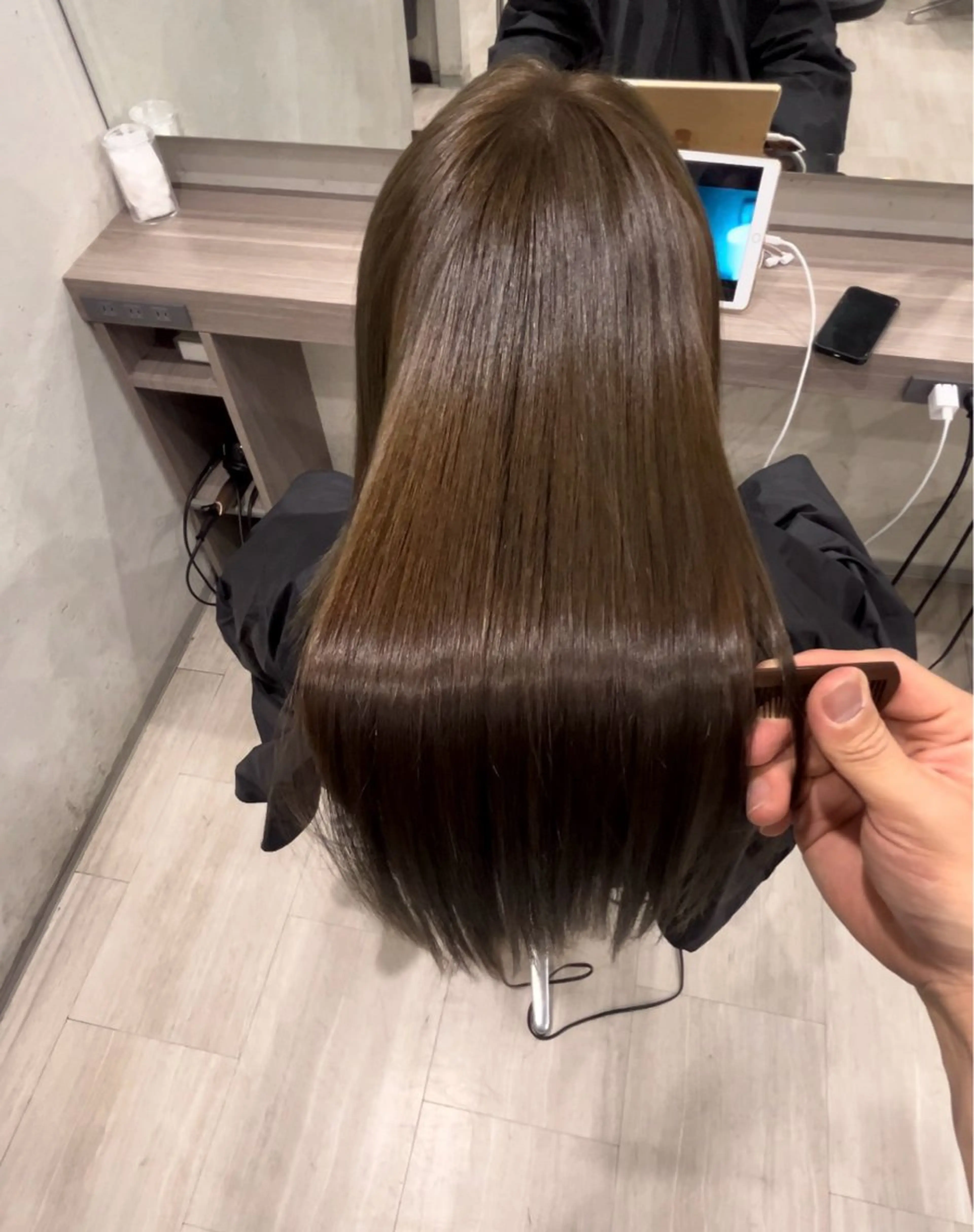 セミロング カラー 似合わせショート特化 いくたのヘアスタイル