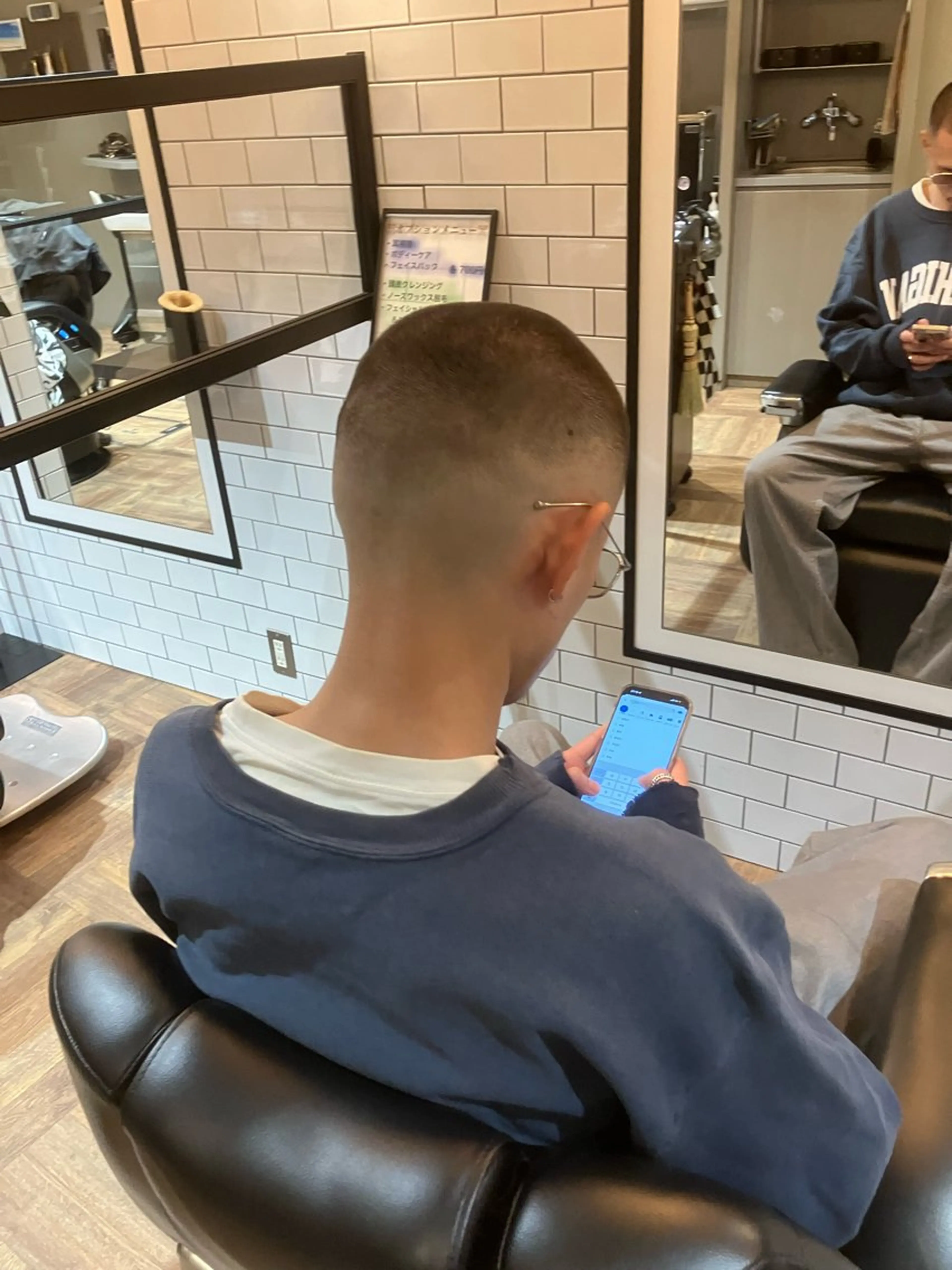 メンズ BARBER SHOP 涼所属・岡村 海のヘアスタイル