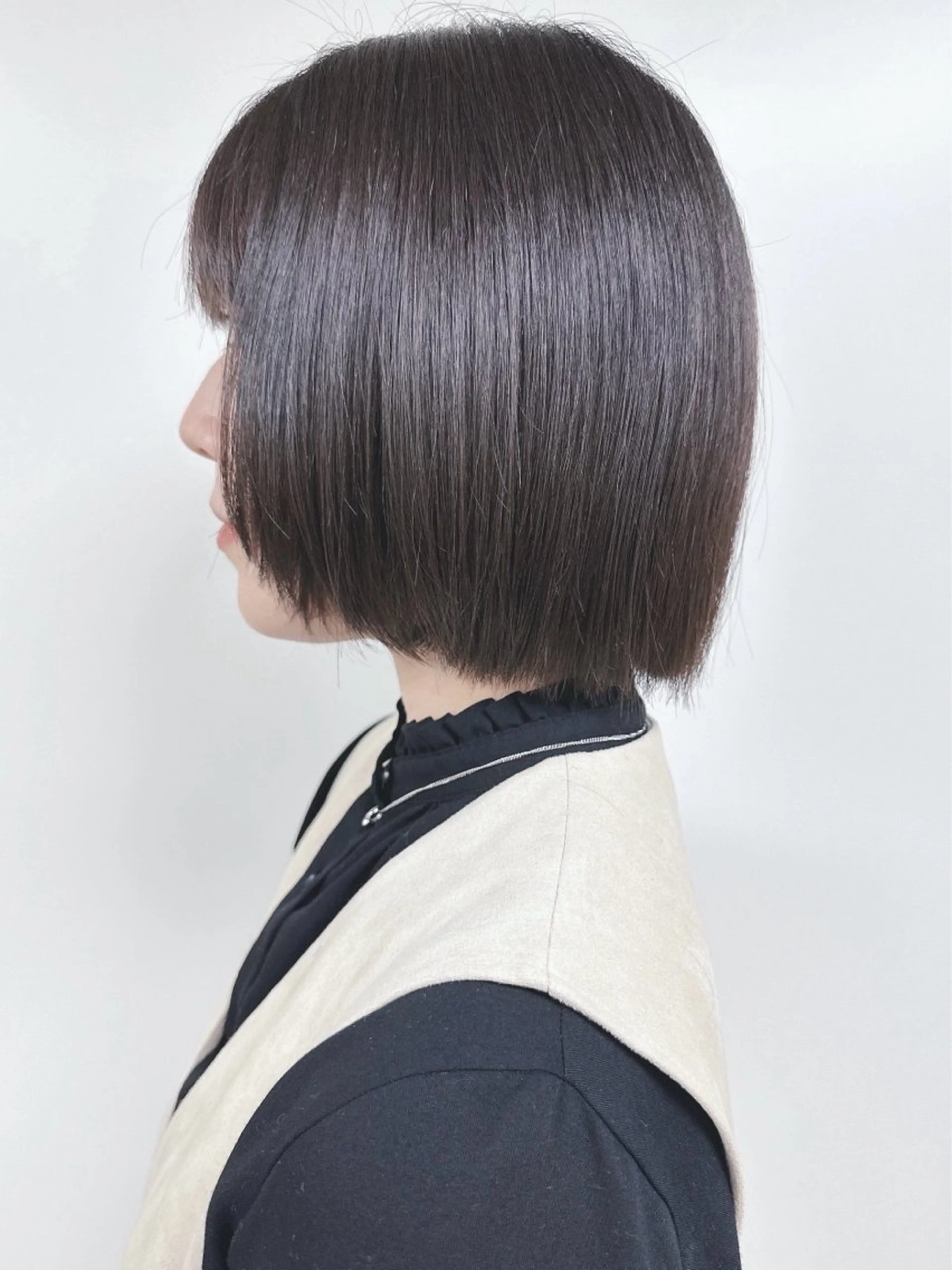 ミディアム カット ヘッドスパ 小顔ボブ/お悩み解決 /ボブパーマ/とういのヘアスタイル