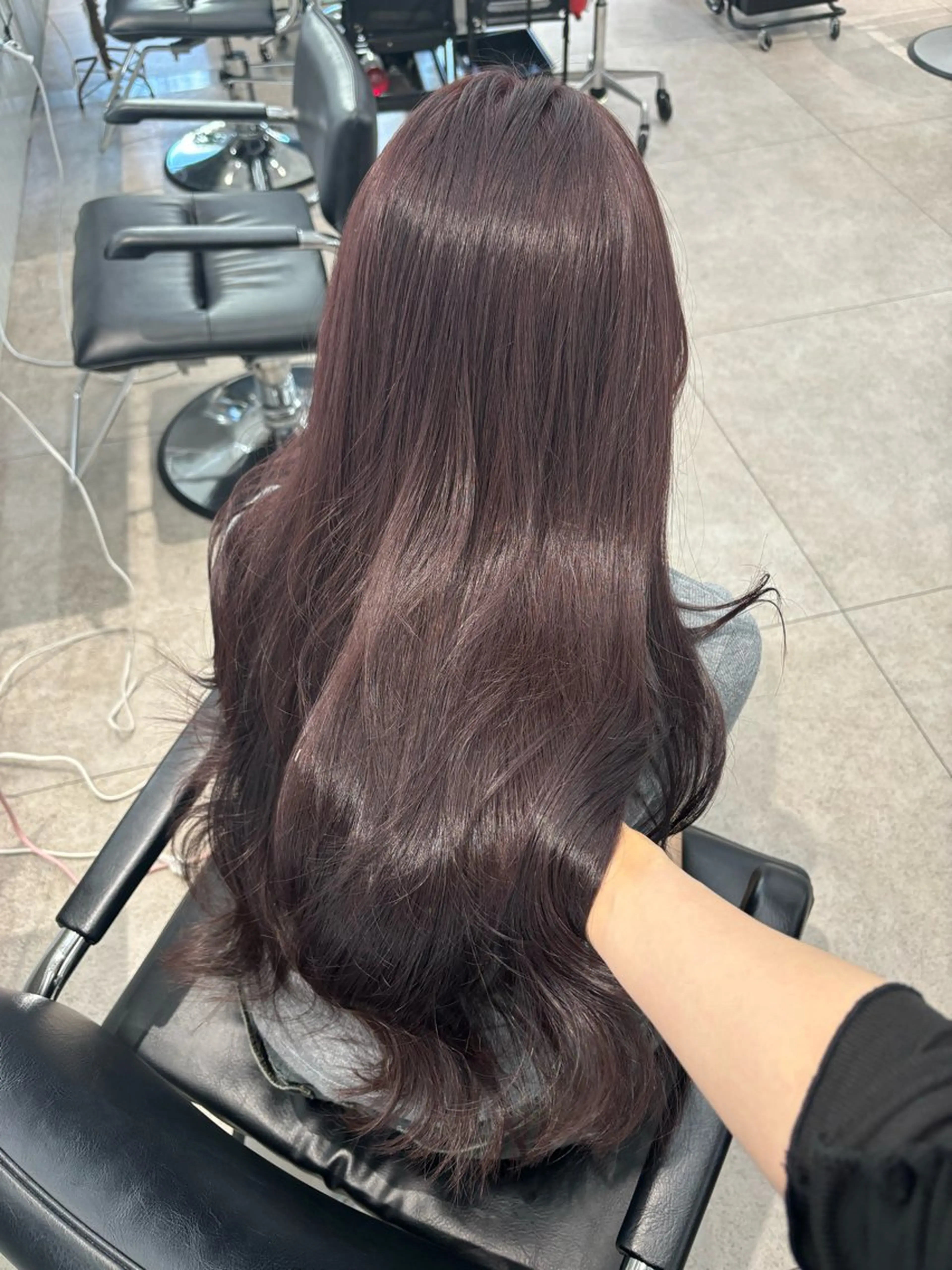 セミロング emi 韓国ワンホンヘアのヘアスタイル