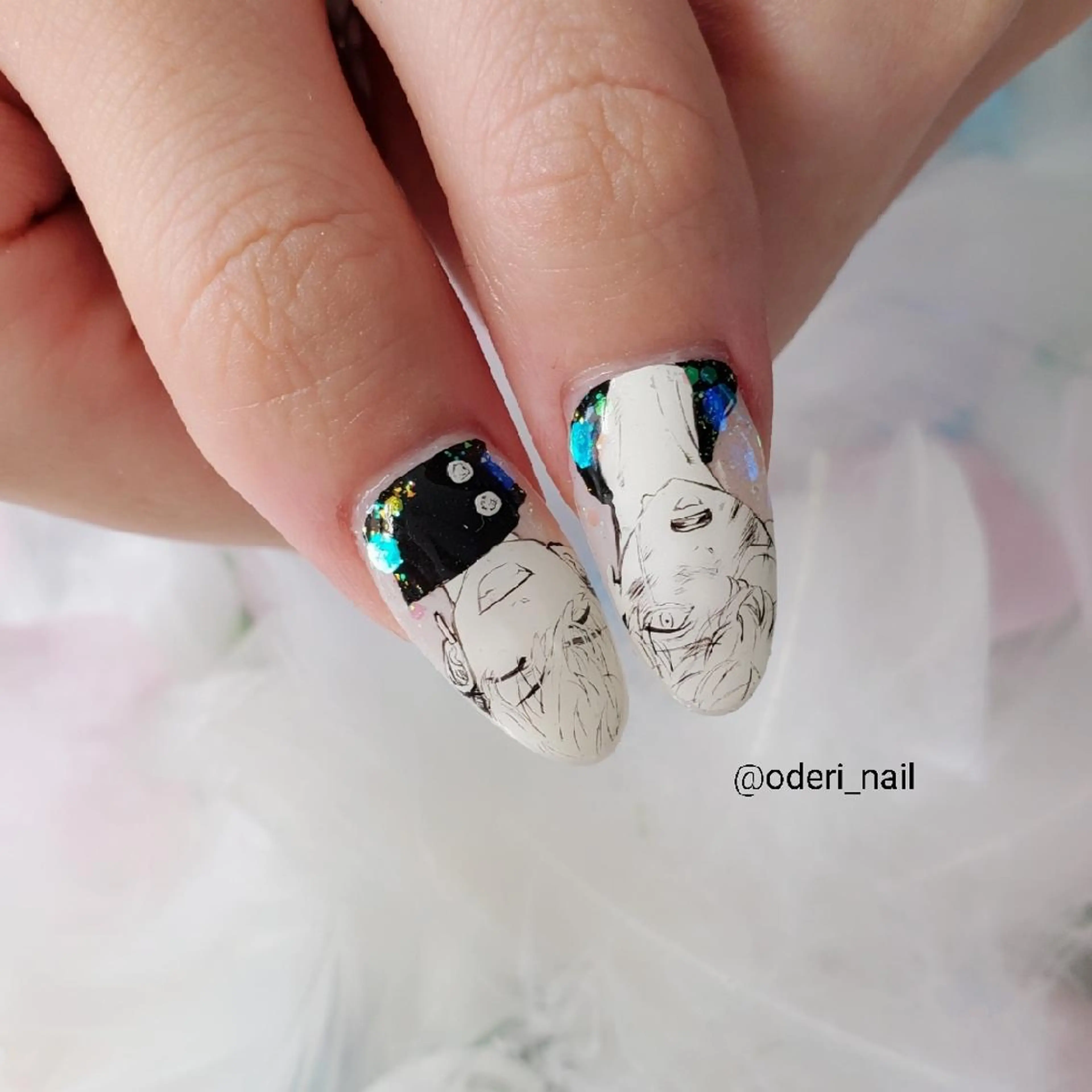 ネイル アートネイル ジェルネイル 冬ネイル おで@ oderi_nailのネイルデザイン