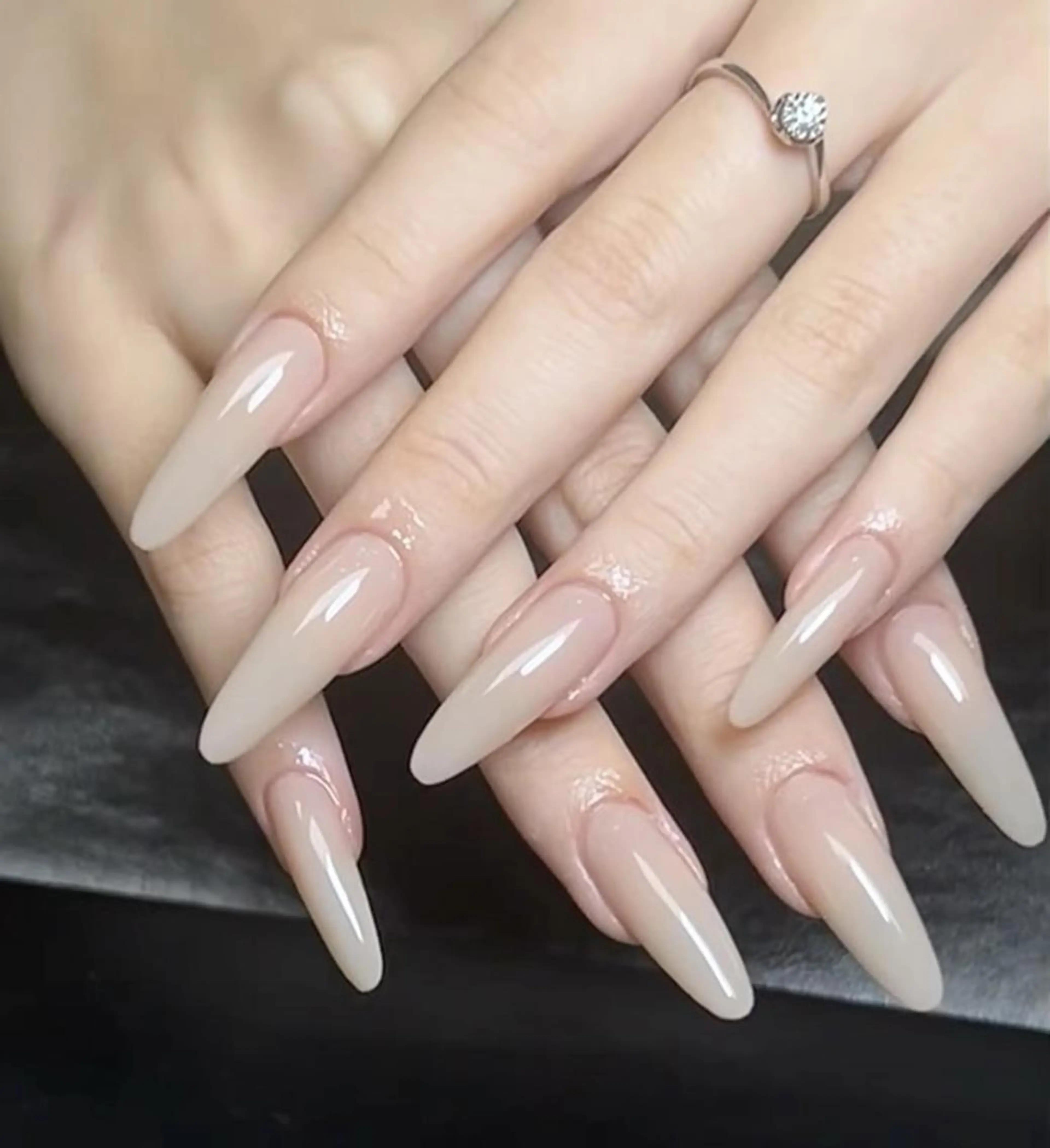 口コミ限定チップ長さだし10本＋ワンカラーの写真