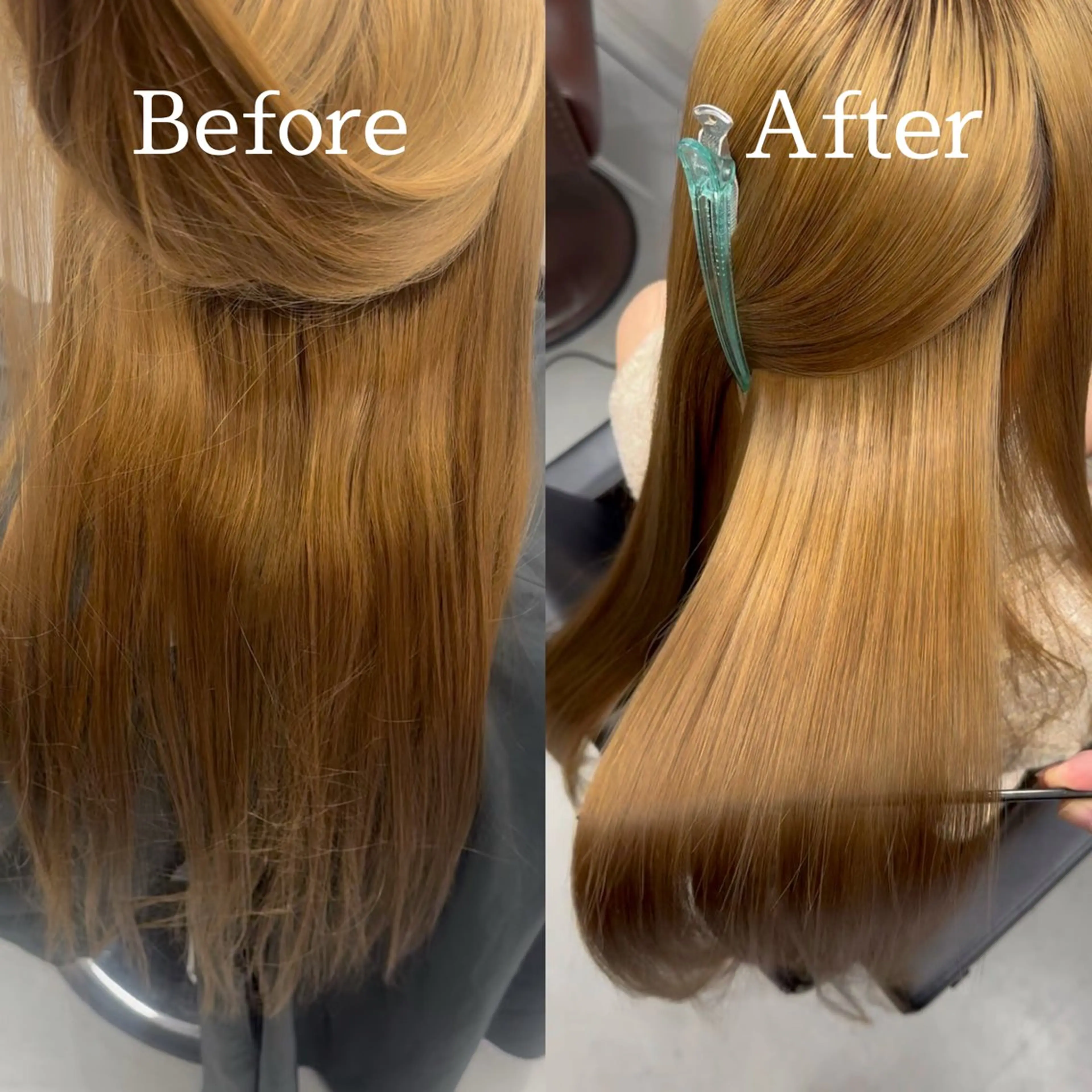 ロング カット ヘアカラー 縮毛矯正 トリートメント XYZ所属・縮毛矯正/髪質改善 韓国風/MIKIYAのヘアスタイル