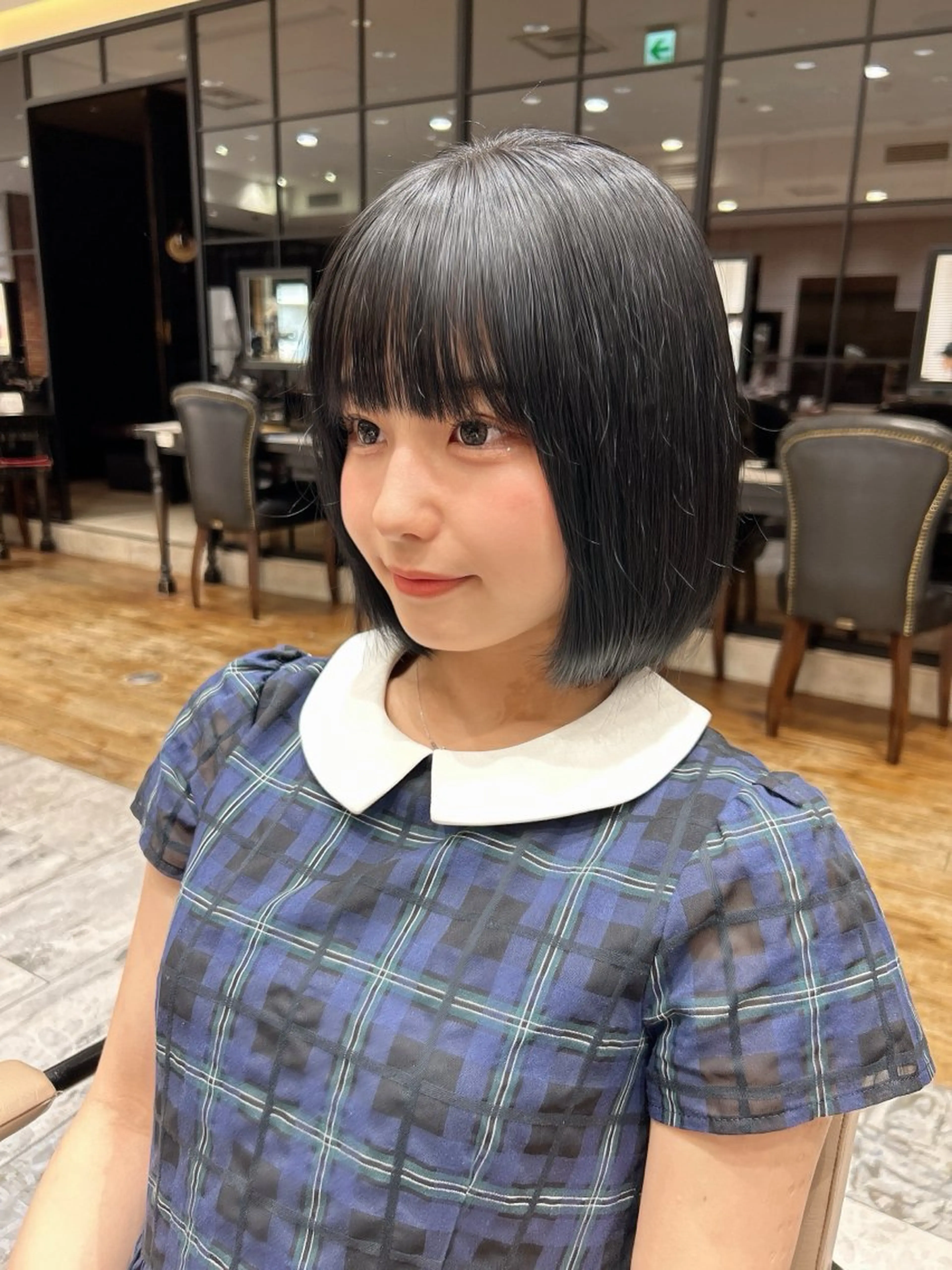 ショート カラー 新宿✨顔周りカット 韓国ヘア/坂本亜裟海のヘアスタイル
