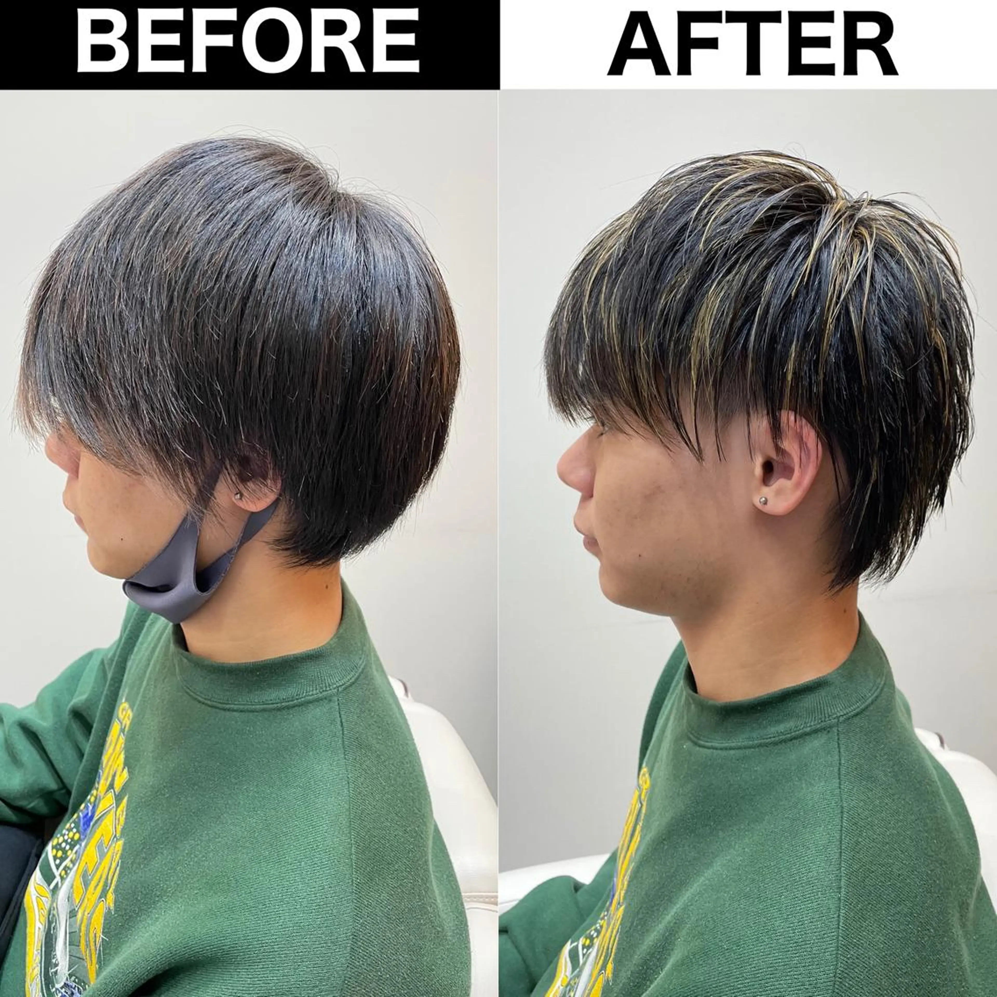 カラー メンズ ビジネス メンズハイライト メンズメッシュ メンズパーマ 学生（メンズ向け） カット ヘアカラー トリートメント Soleria /ソレリア所属・メンズカットのプロ 田中慎一のヘアスタイル