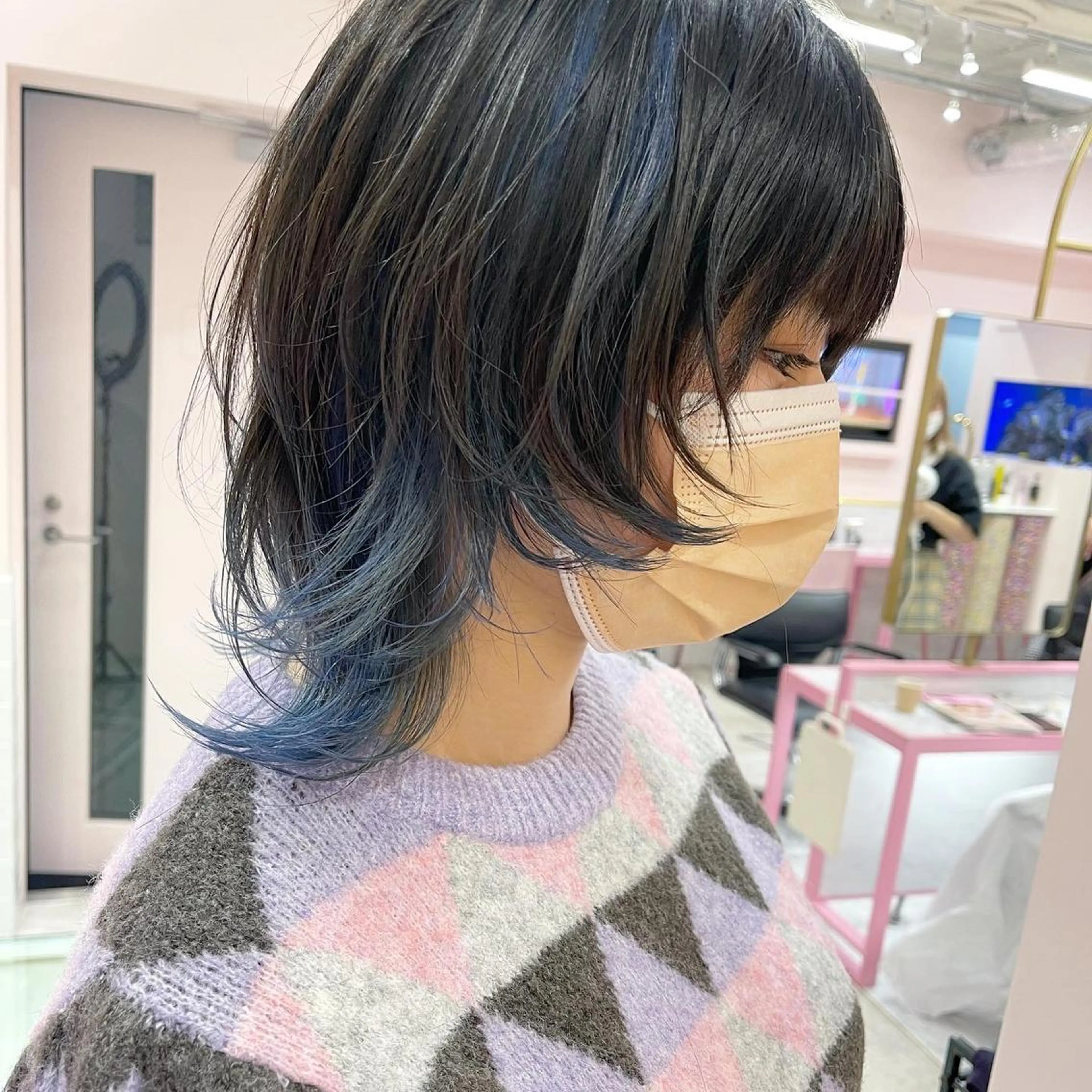 ショート ウルフカット カット ヘアカラー トリートメント 透明感カラー× レイヤーカット✨高梨のヘアスタイル