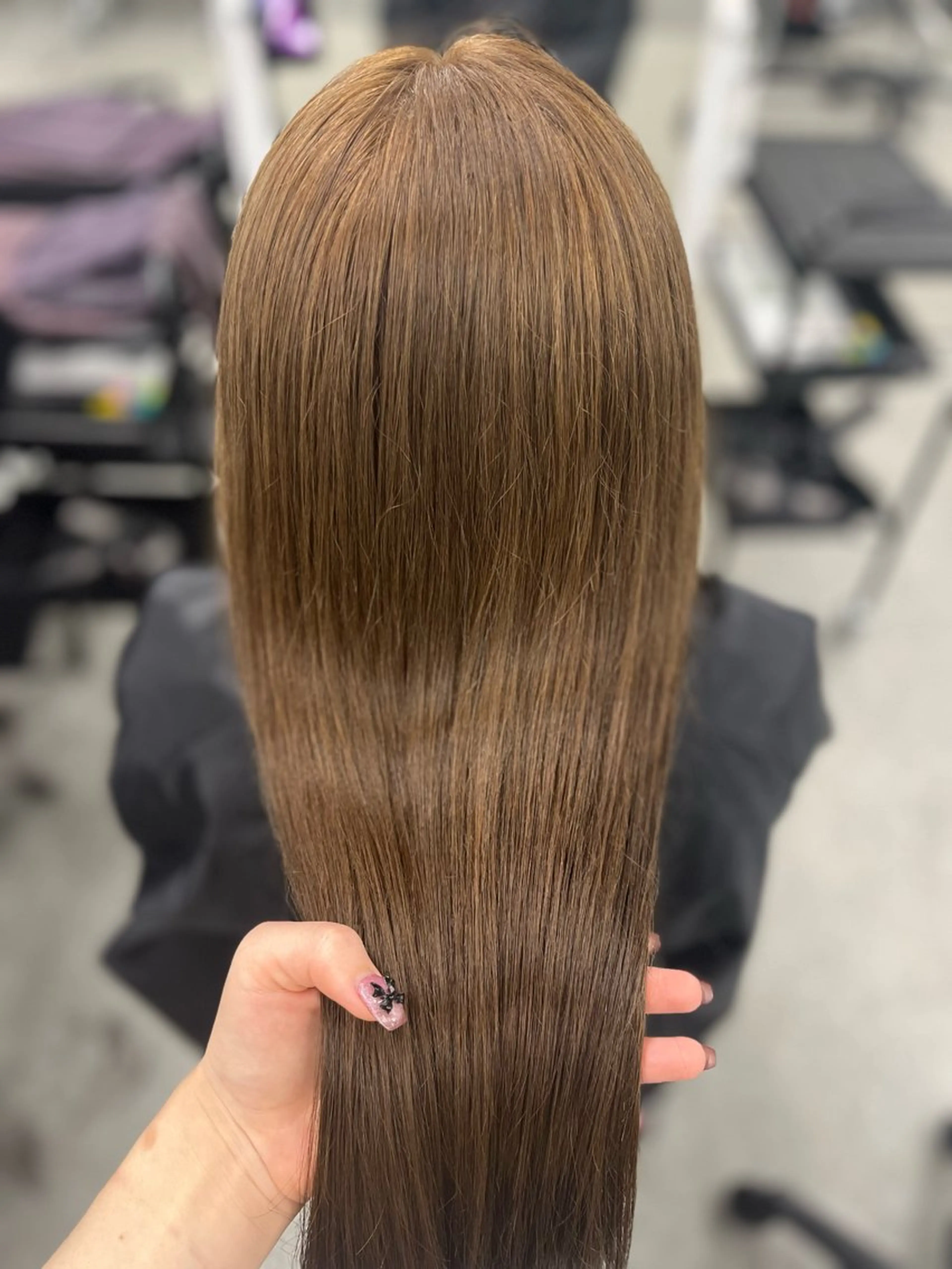 カラー ベージュ・ラベンダー カラー🎀りりのヘアスタイル