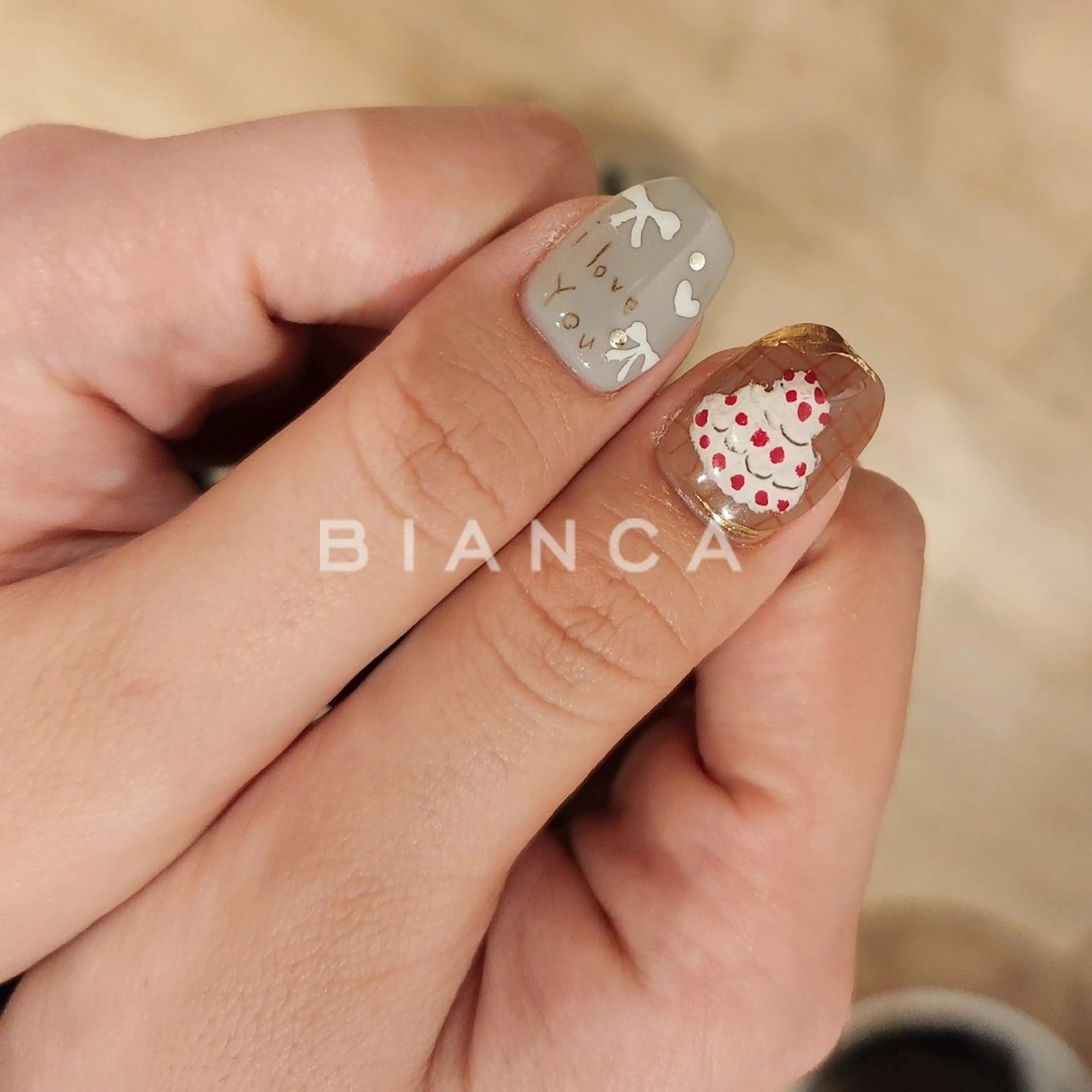 ネイル アートネイル 持ち込み ハンドネイル Bianca名駅店 あゆのネイルデザイン