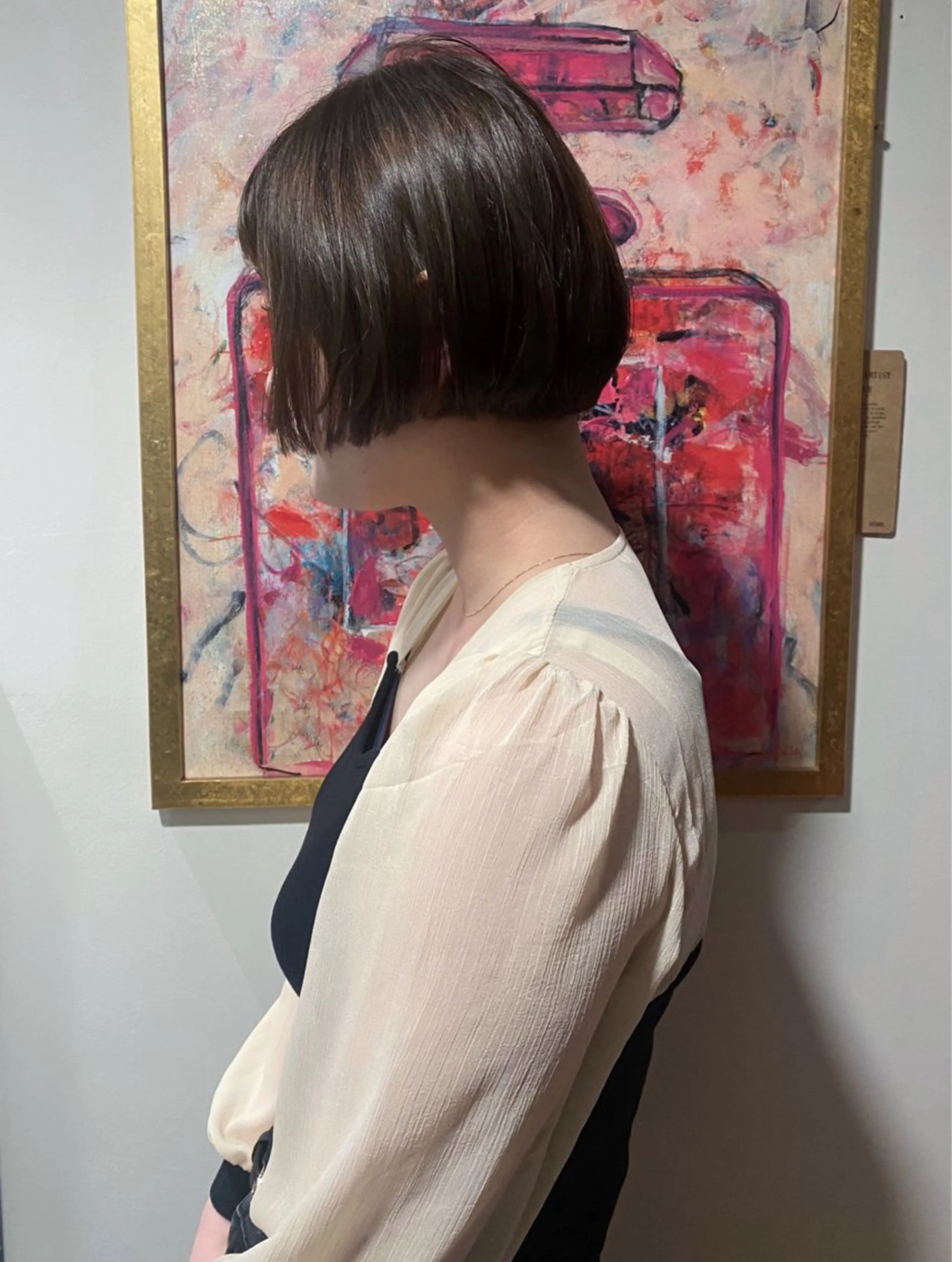 ショート カラー パーマ ボブ カット ヘアカラー 縮毛矯正 トリートメント mai / linoah˚✧のヘアスタイル