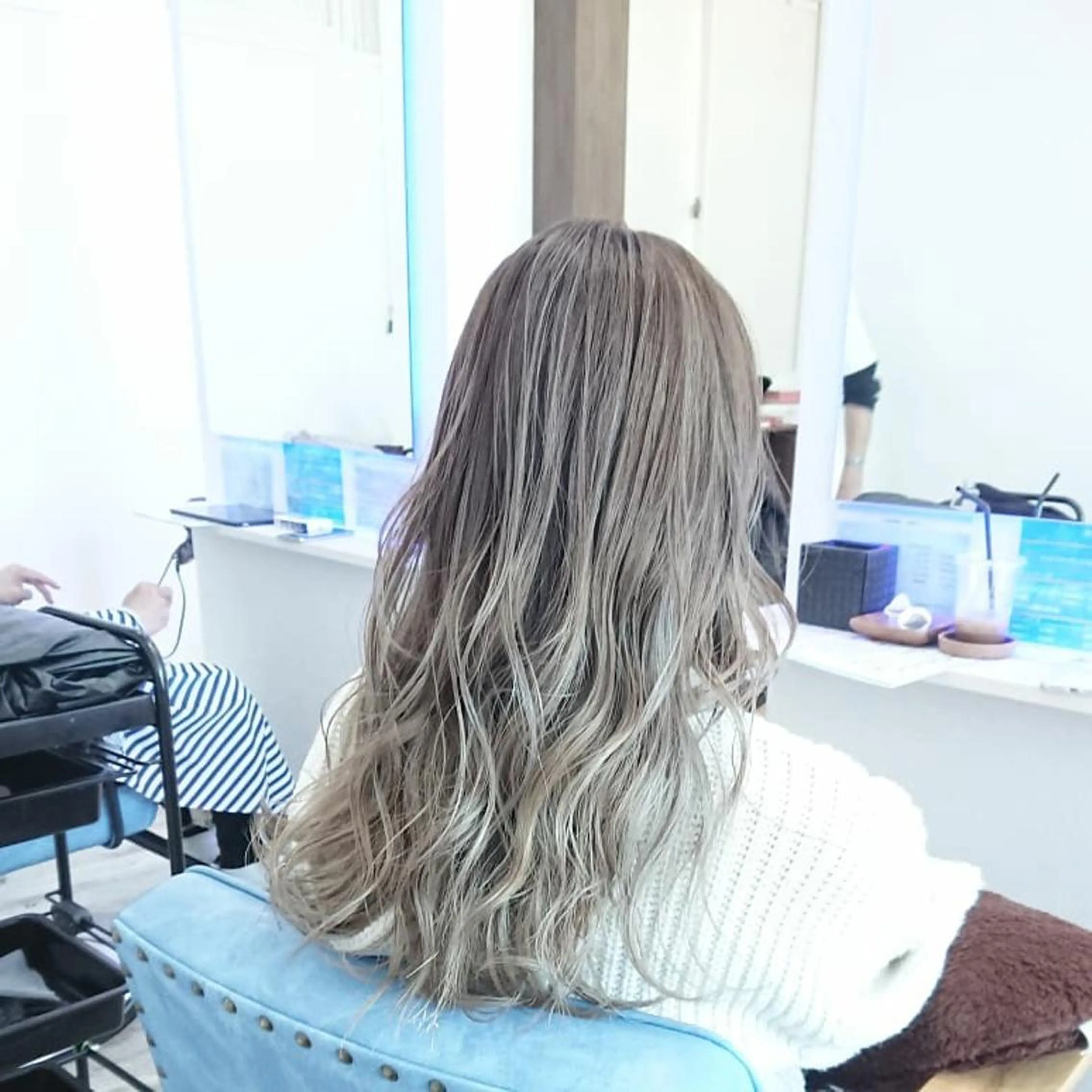 ロング カラー ヘアアレンジ 小林 伸行のヘアスタイル