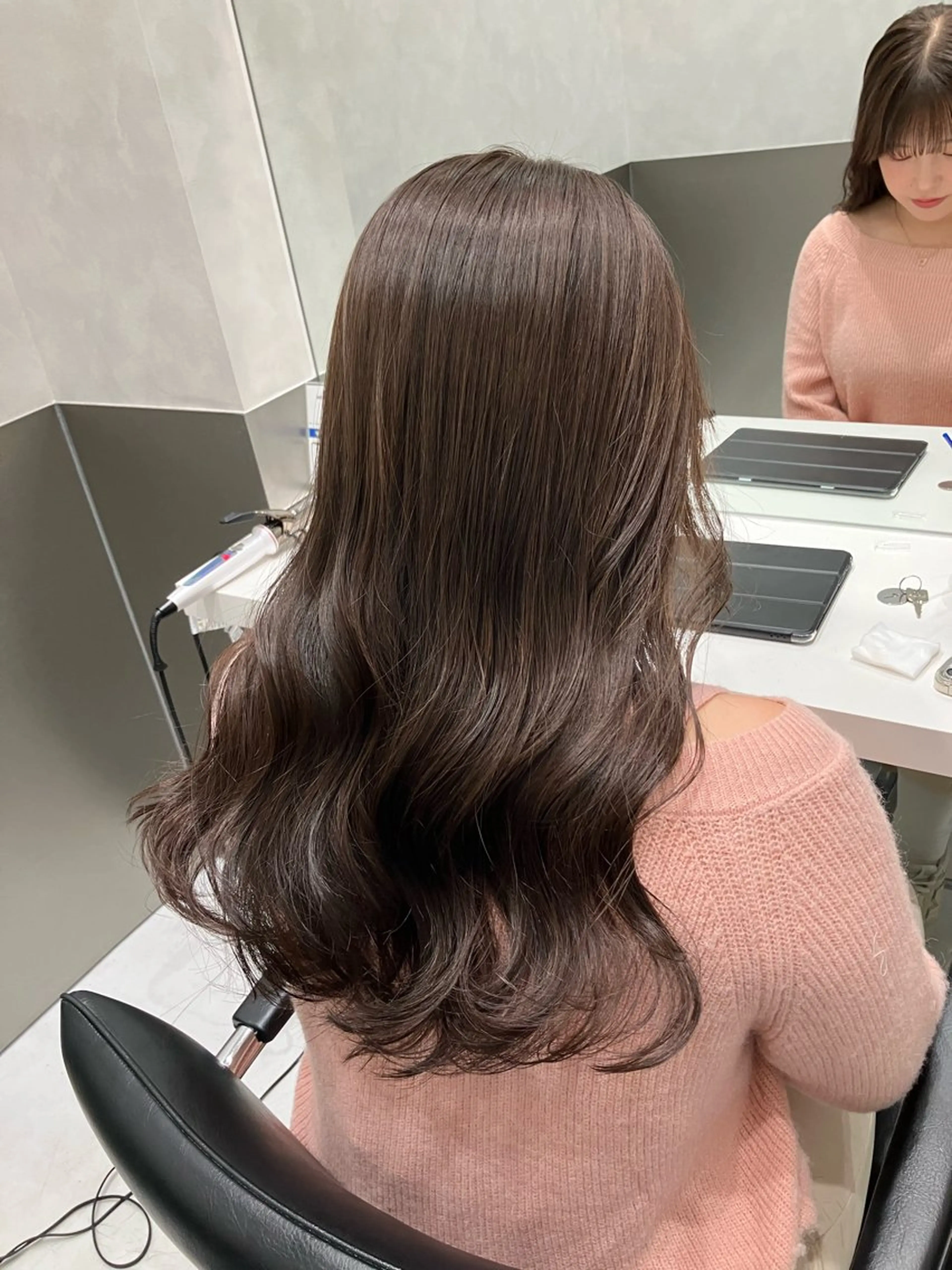 ロング カラー カット ヘアカラー トリートメント GO TODAY SHAIRE SALON原宿vita店舗所属・🩷完全マンツーマン 💖ASAHIのヘアスタイル