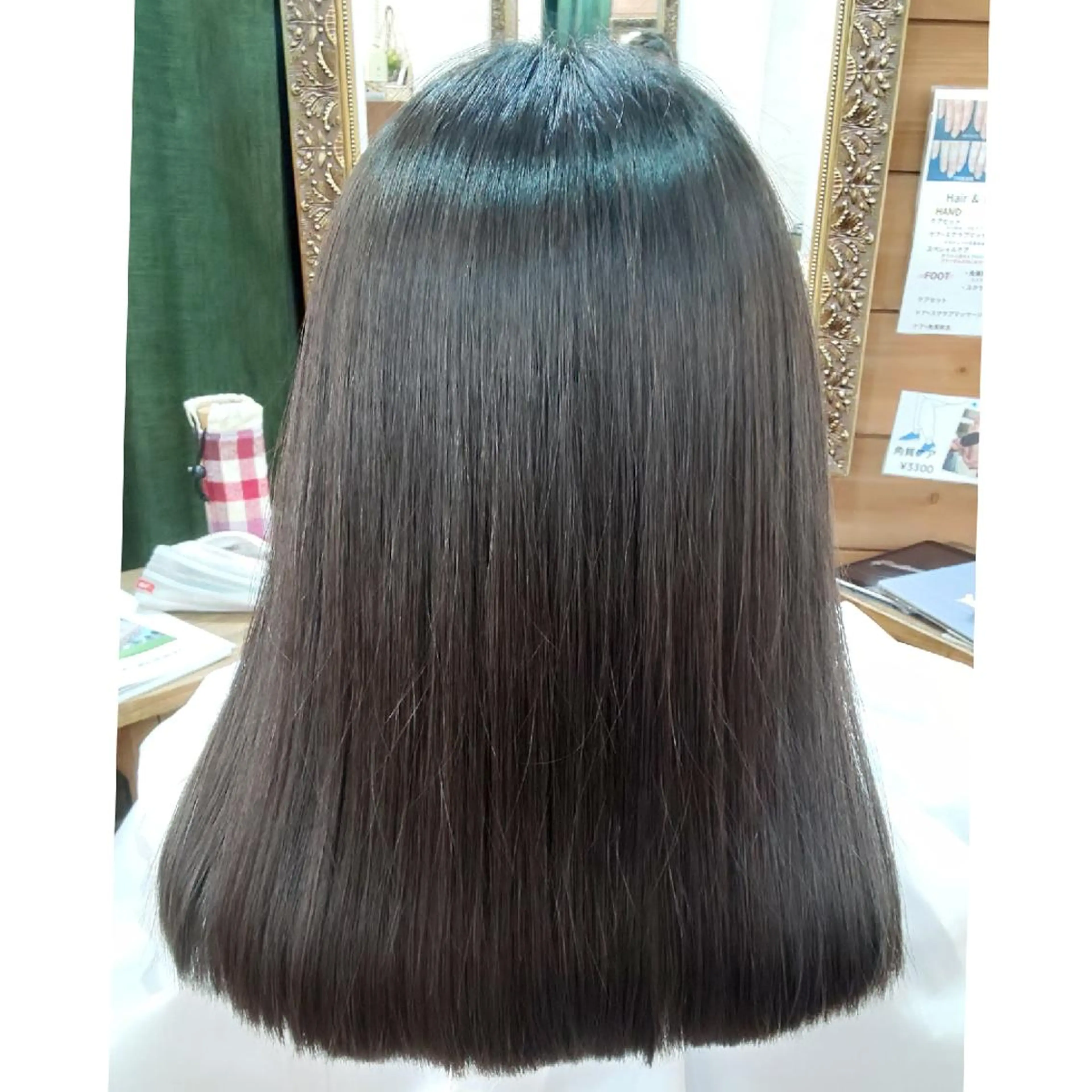 髪質に合わせたサラサラ縮毛矯正&カット(シリコン除去込み)の写真