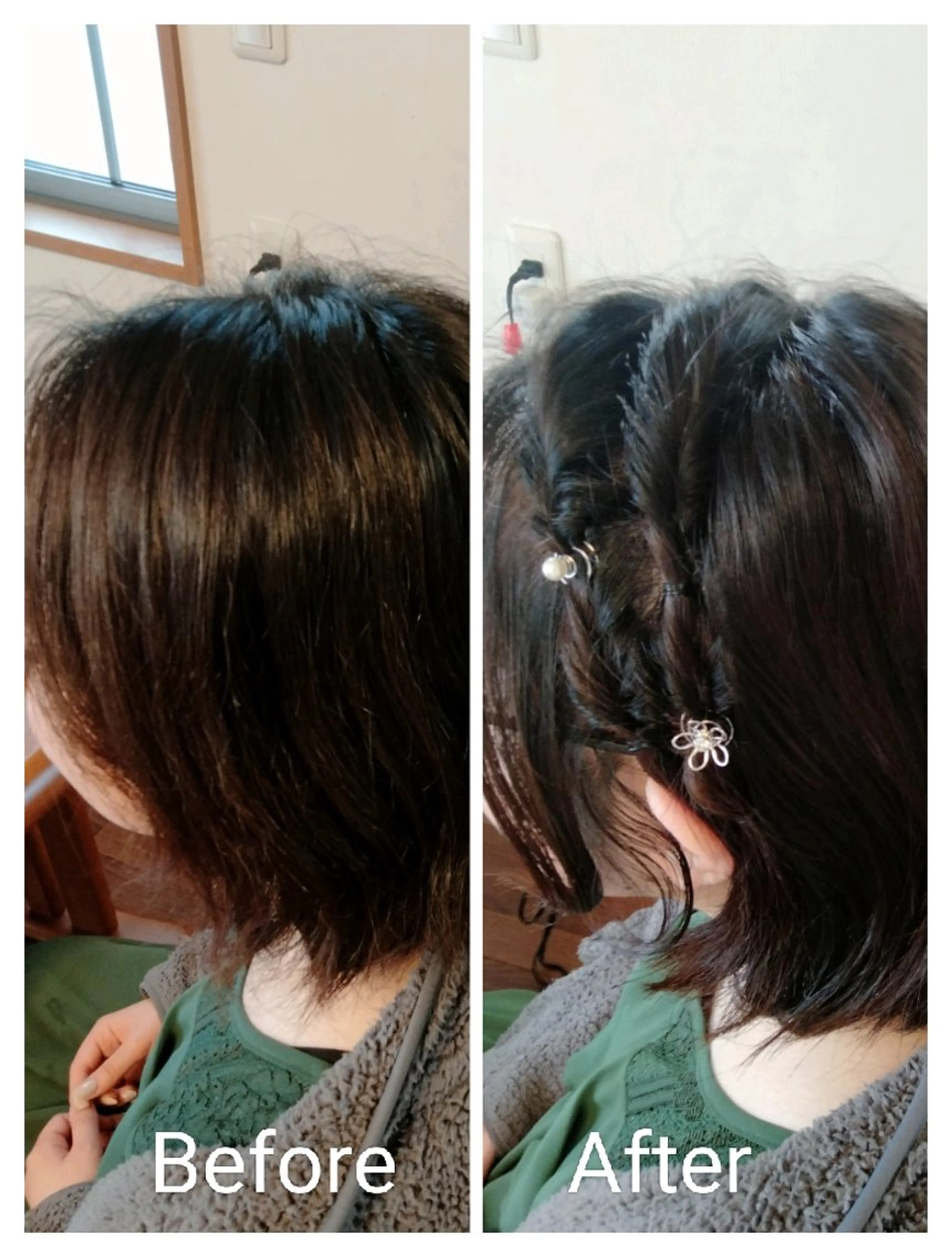 ヘアアレンジ ショート EARTH 浜松志都呂店所属・髪質改善×カラー🌈 ふたばのヘアスタイル