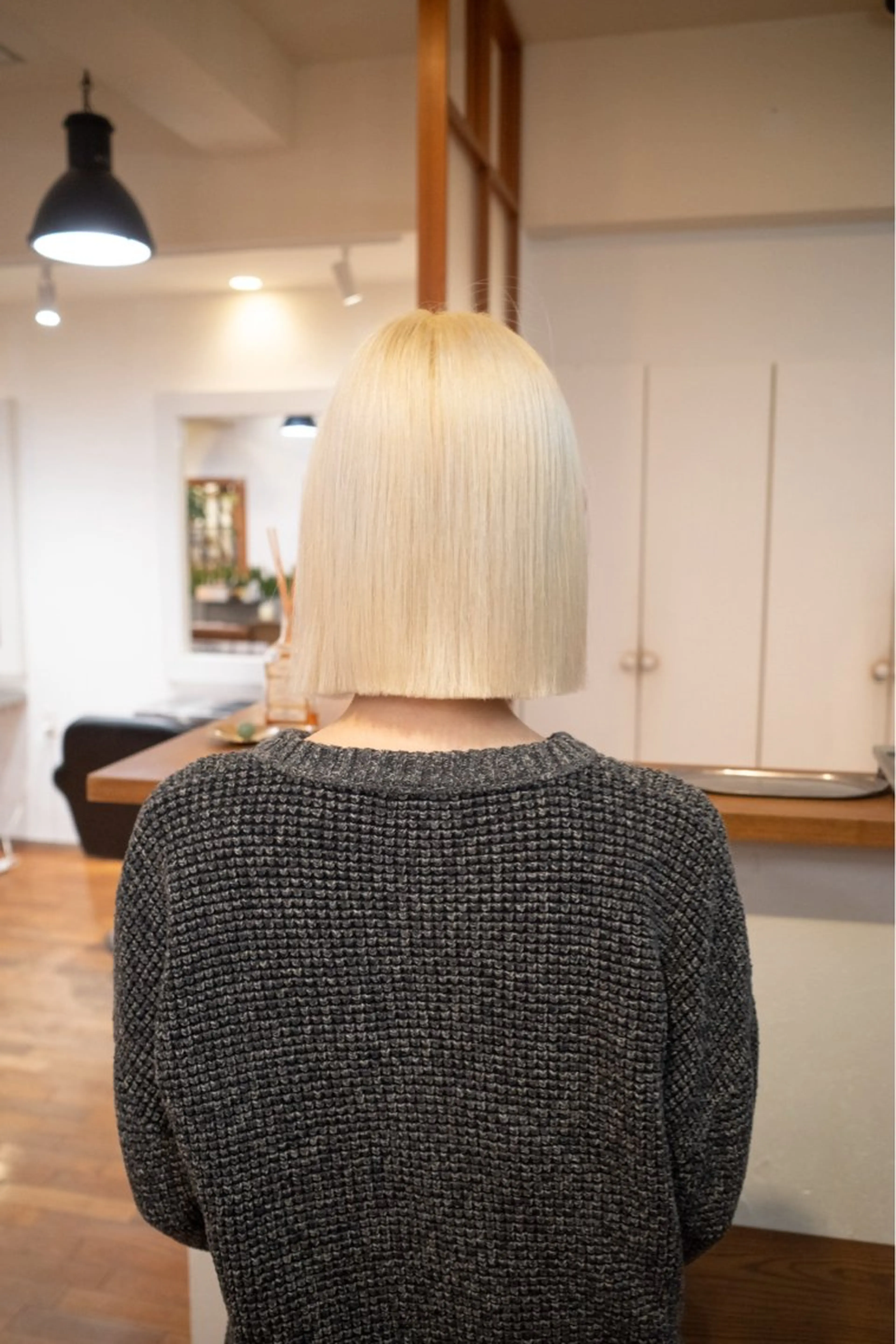 ミディアム カット ヘアカラー トリートメント つくばUtooe's 副店長　寺沢颯のヘアスタイル