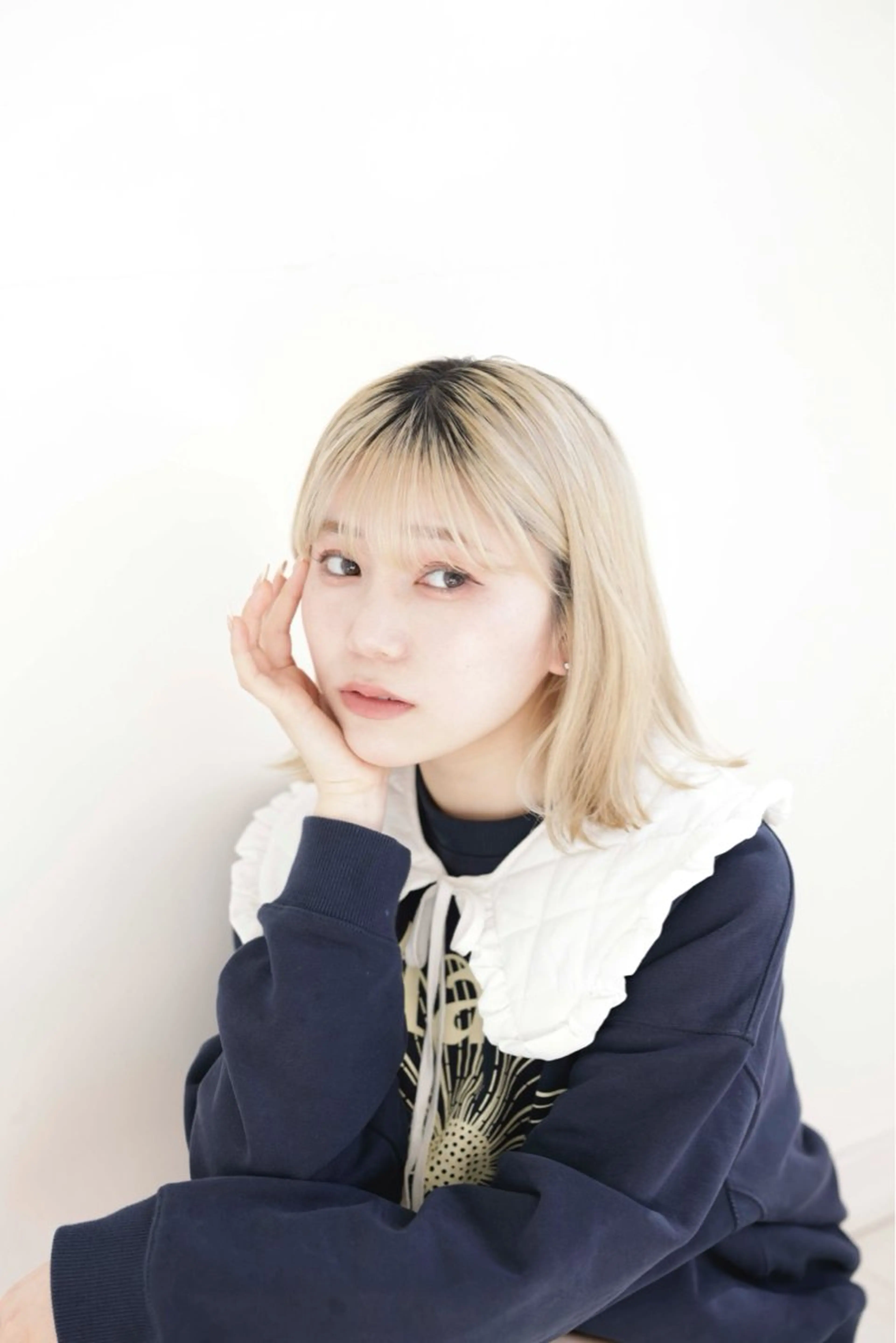 ミディアム カラー ヘアアレンジ 暖色カラー / minoriのヘアスタイル