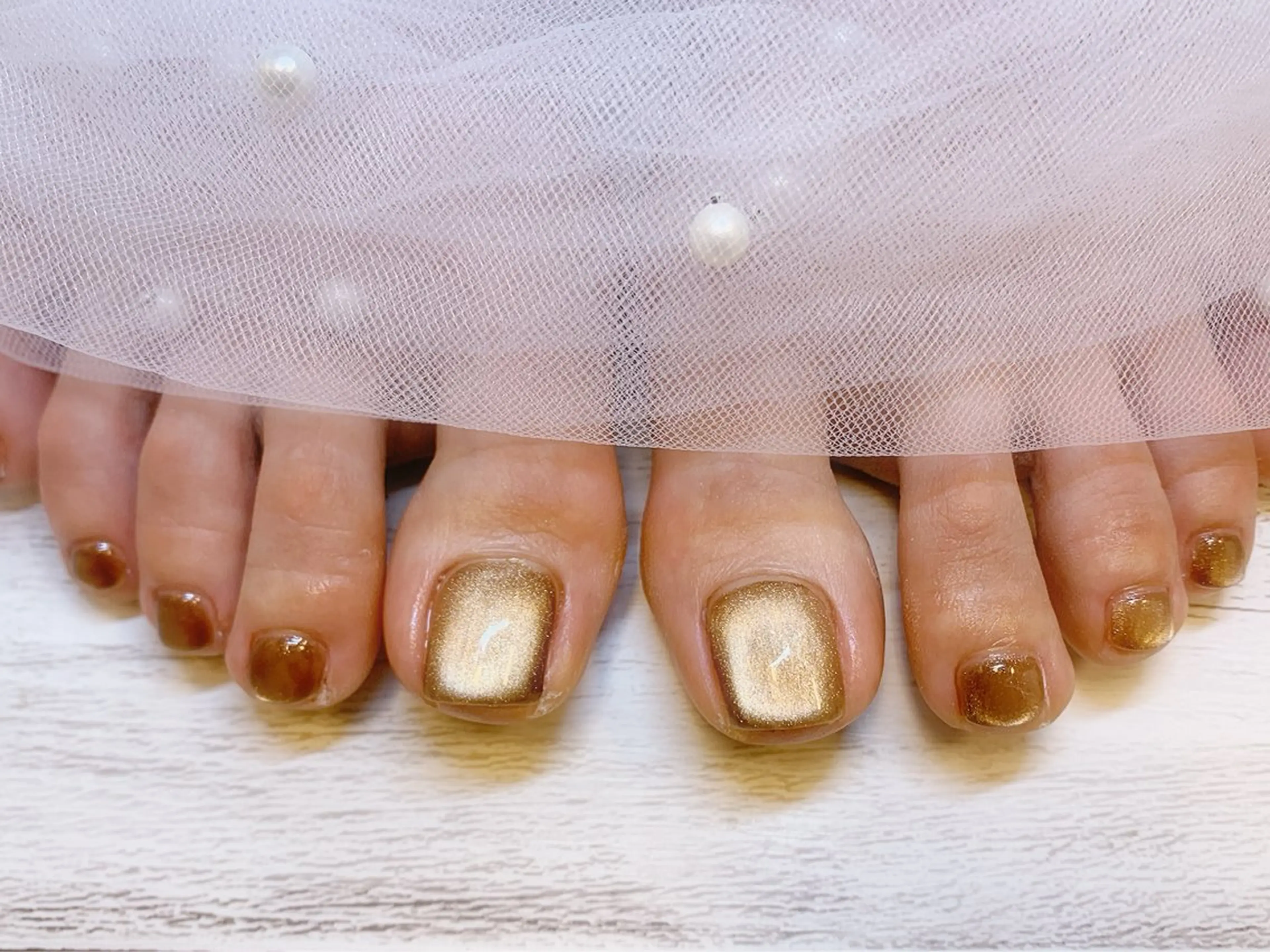 ネイル フットネイル Rグループ felizのネイルデザイン